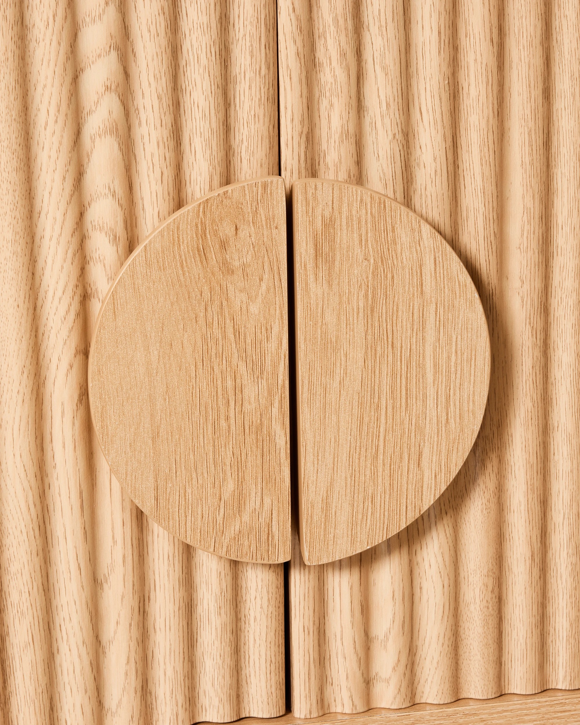 5 Ryan Wide Bookshelf with Doors - Oak, 5 of 7