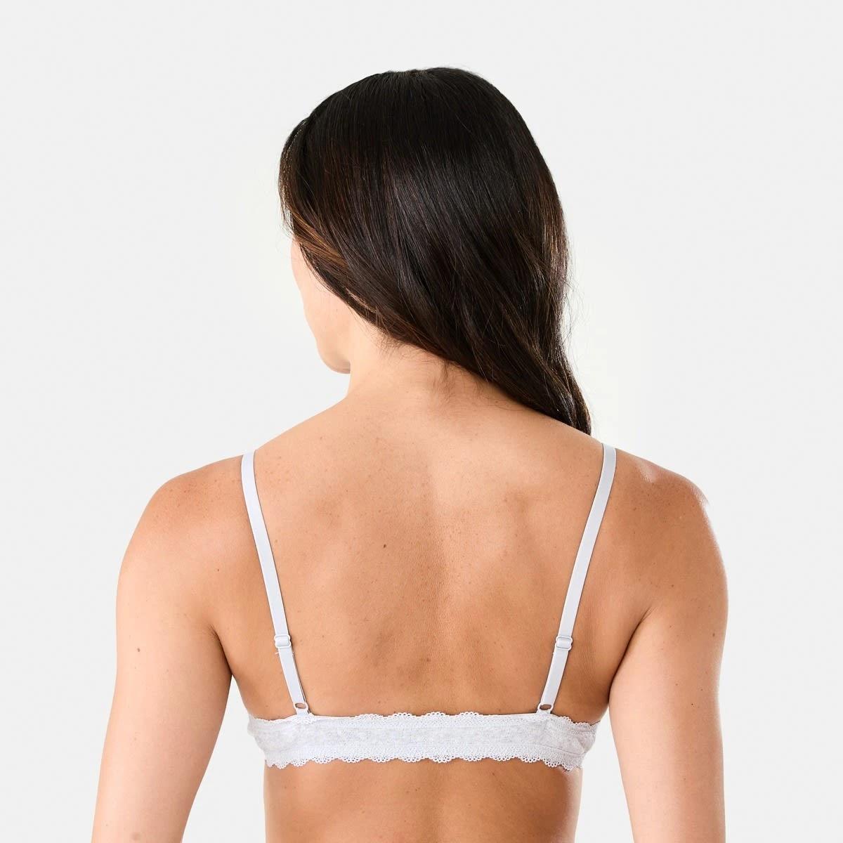 6 2 Pack Pointelle Bralette Yellw Flrl, 6 of 9