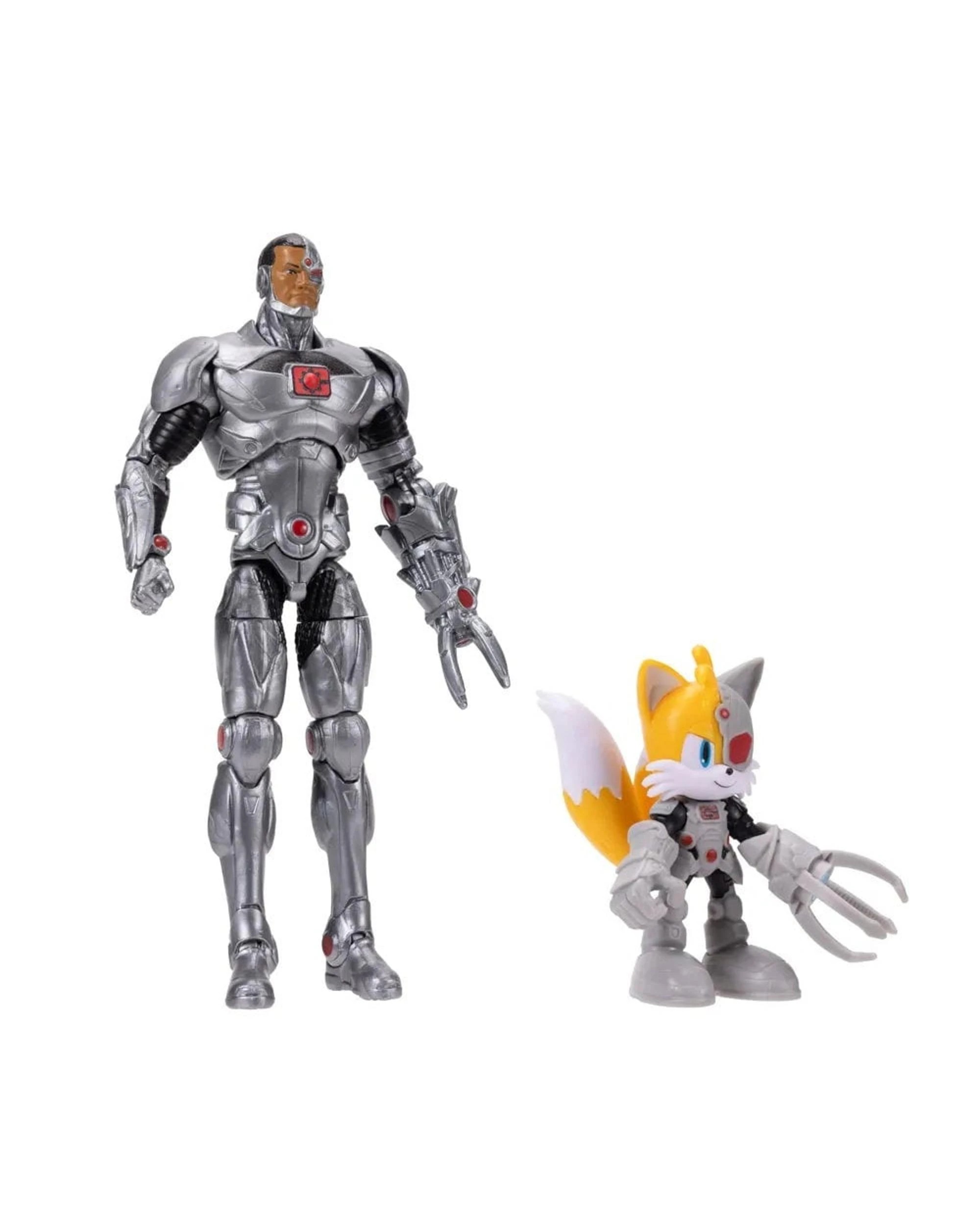 5 Sonic the Hedgehog X DC Cyborg and Tails as Cyborg 5 inch Action Figure 2 Pack, 5 of 8