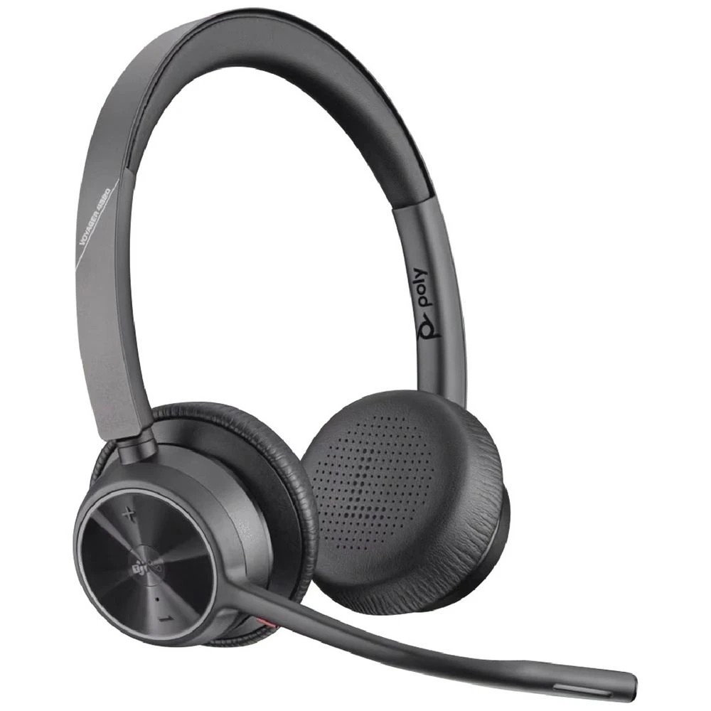 1 Poly Voyager 4320 Headset Black, 1 of 5
