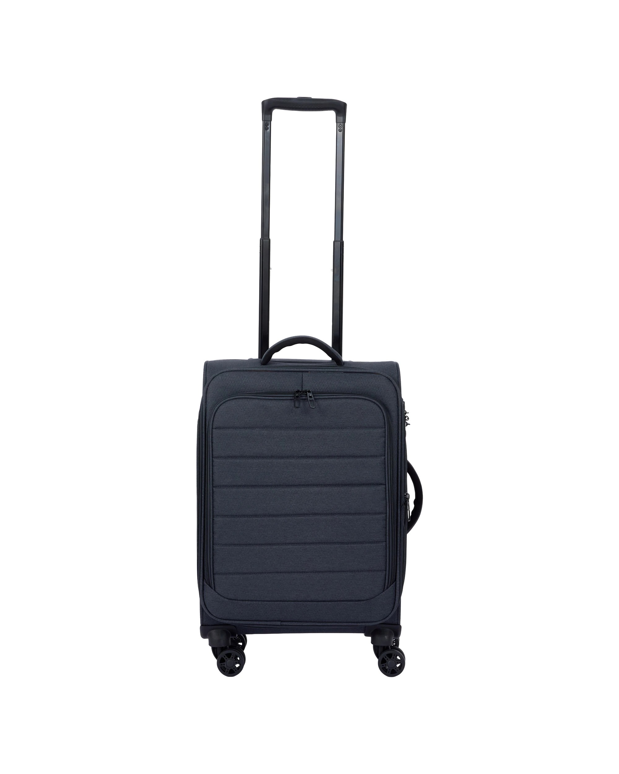 4 49.5cm 8 Wheels Lightweight Quilted Soft Case - Charcoal, 4 of 8