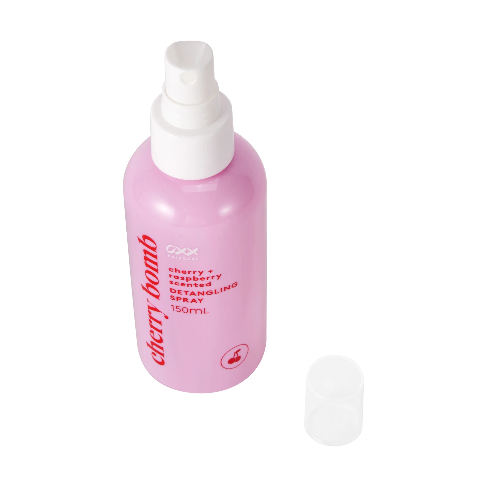 2 OXX Haircare Cherry Bomb Detangling Spray 150ml - Cherry and Raspberry Scented, 2 of 5