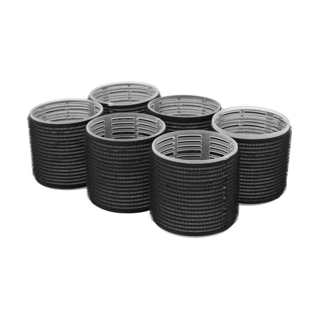 3 OXX Haircare 6 Pack Jumbo Rollers - Black, 3 of 4
