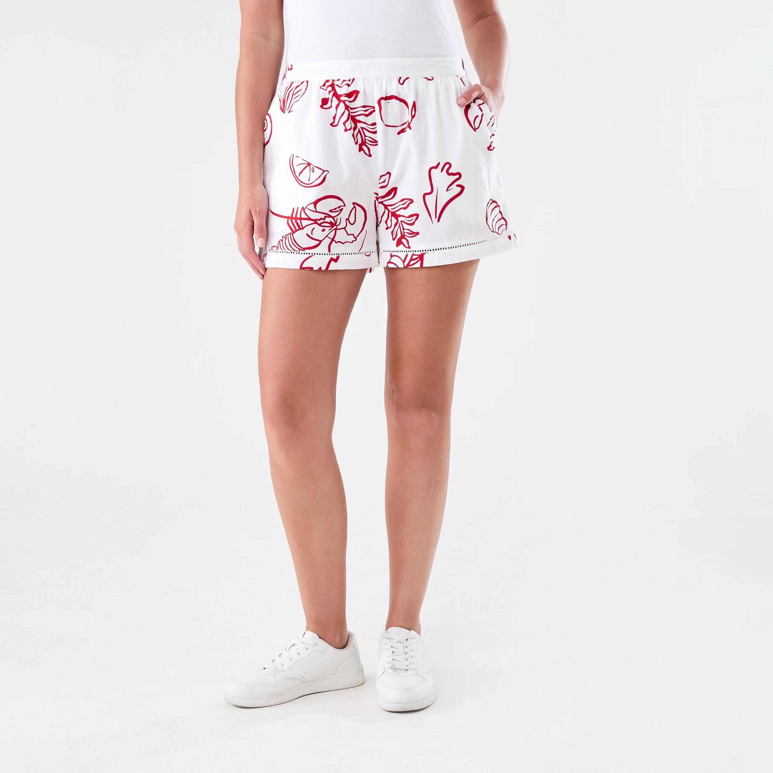 7 Ladder Trim Shorts Red Vacay, 7 of 7