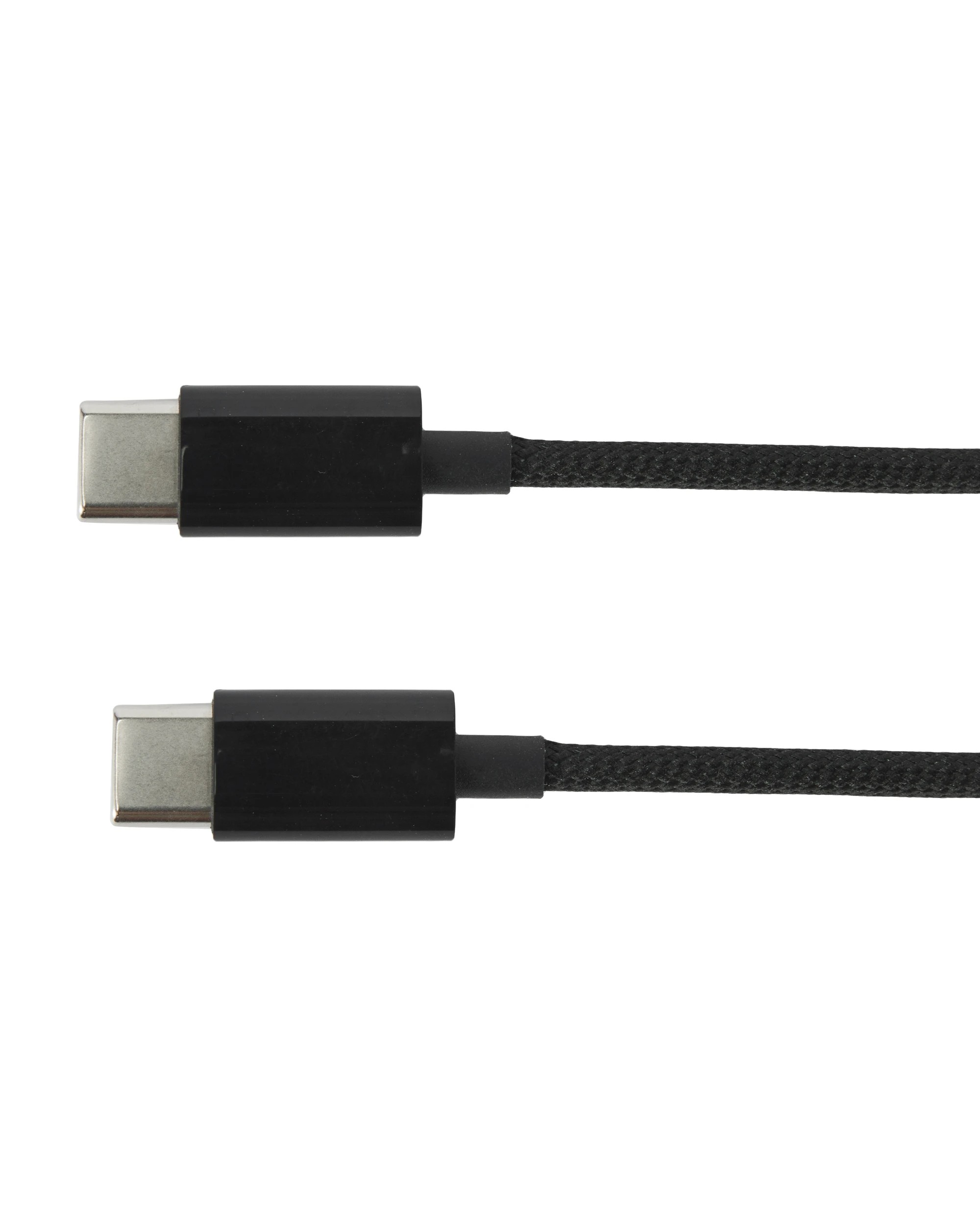 2 USB-C to USB-C Braided Cable - 1m, Black, 2 of 4