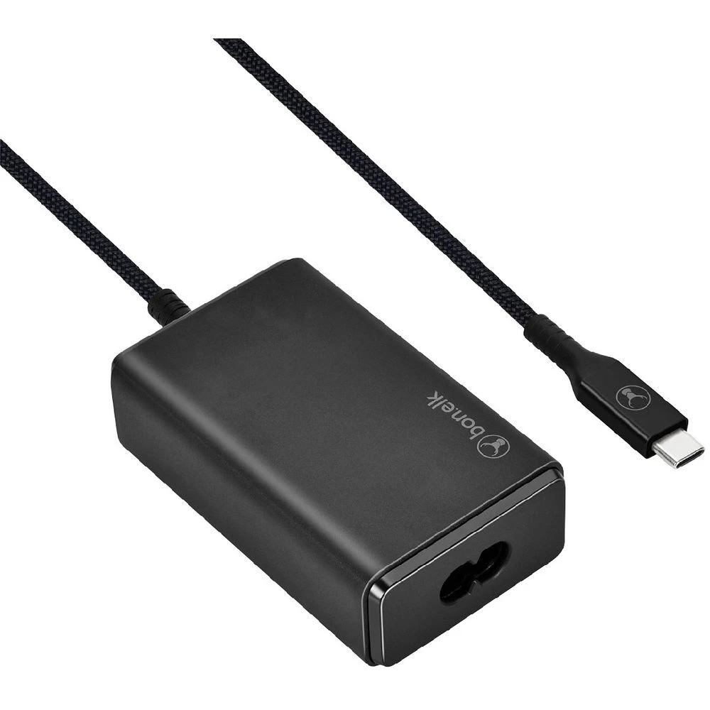 1 Bonelk Laptop Charger USB-C 65w Black, 1 of 7