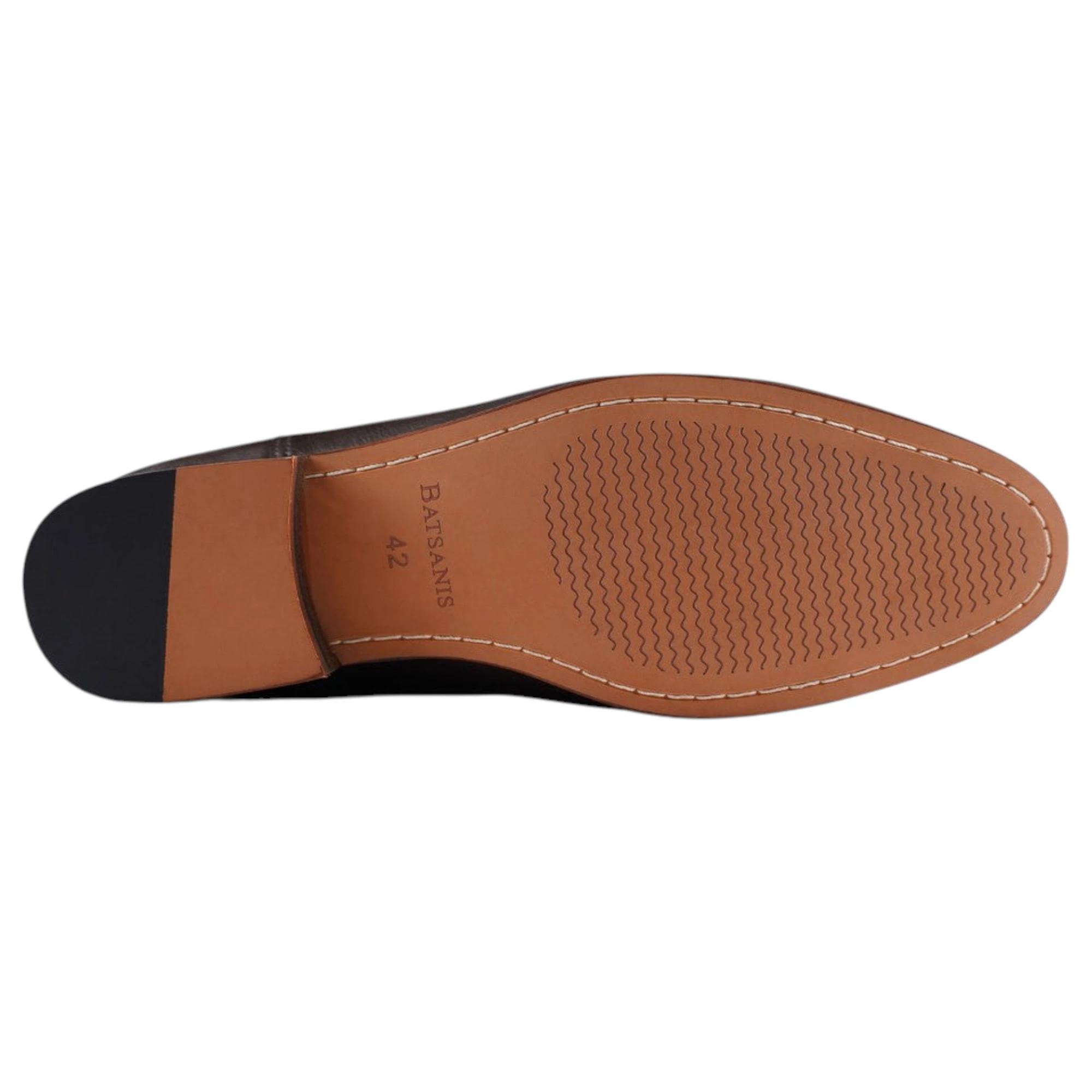3 Batsanis Mens Adonis Chelsea Boots COFFEE, 3 of 6