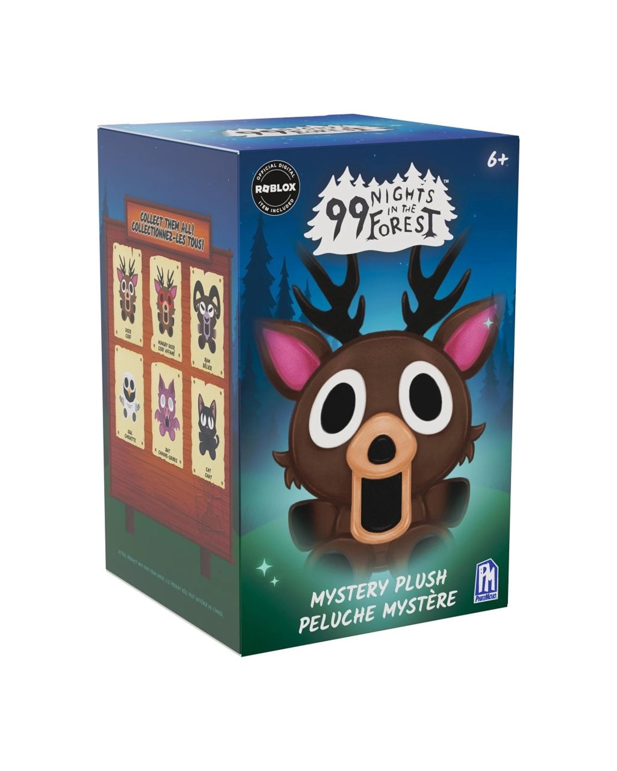 1 Roblox 99 Nights in the Forest Collectible Plush Blind Box, 1 of 7