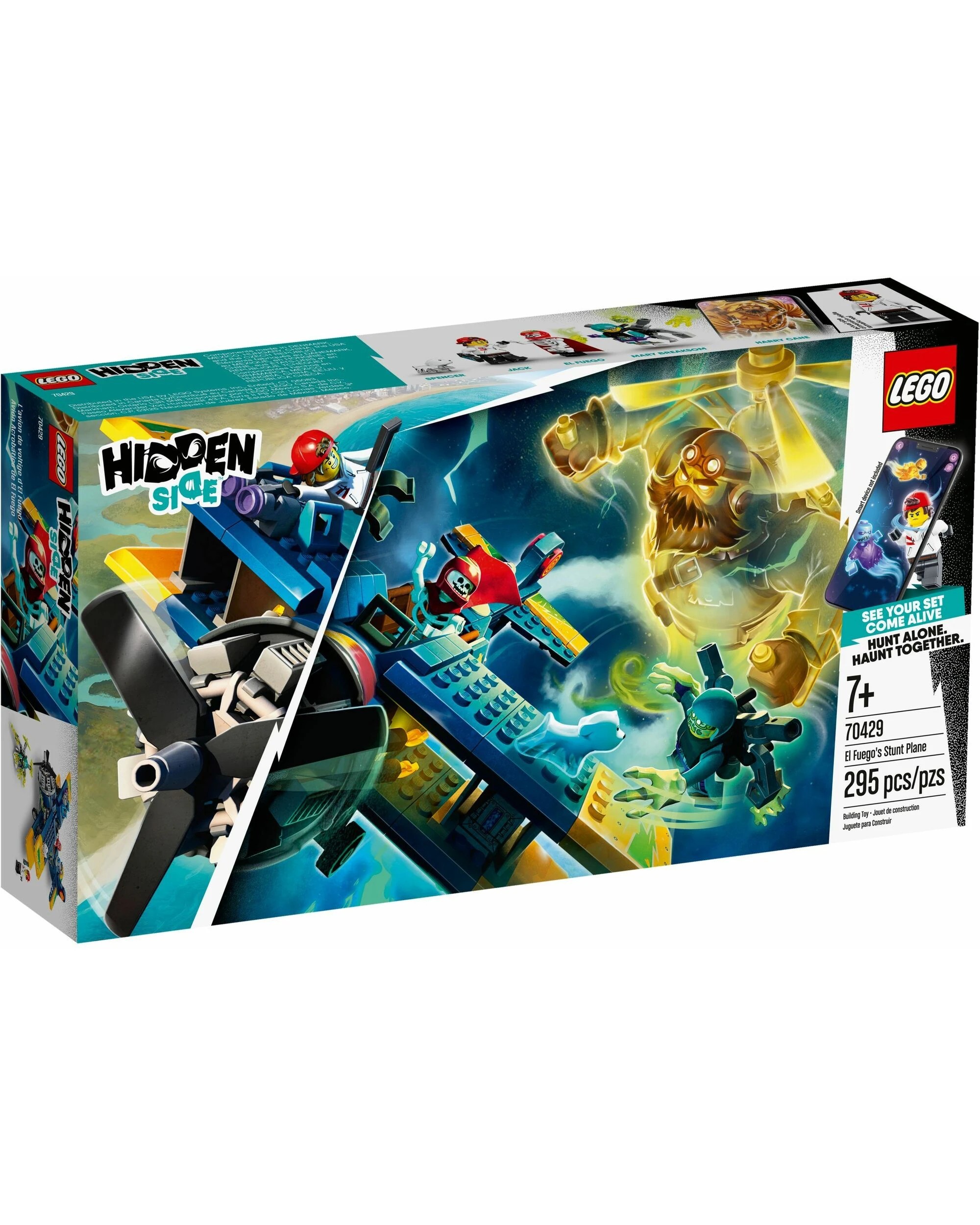 1 LEGO 70429 El Fuego's Stunt Plane: Hidden Side AR Playset, 1 of 5