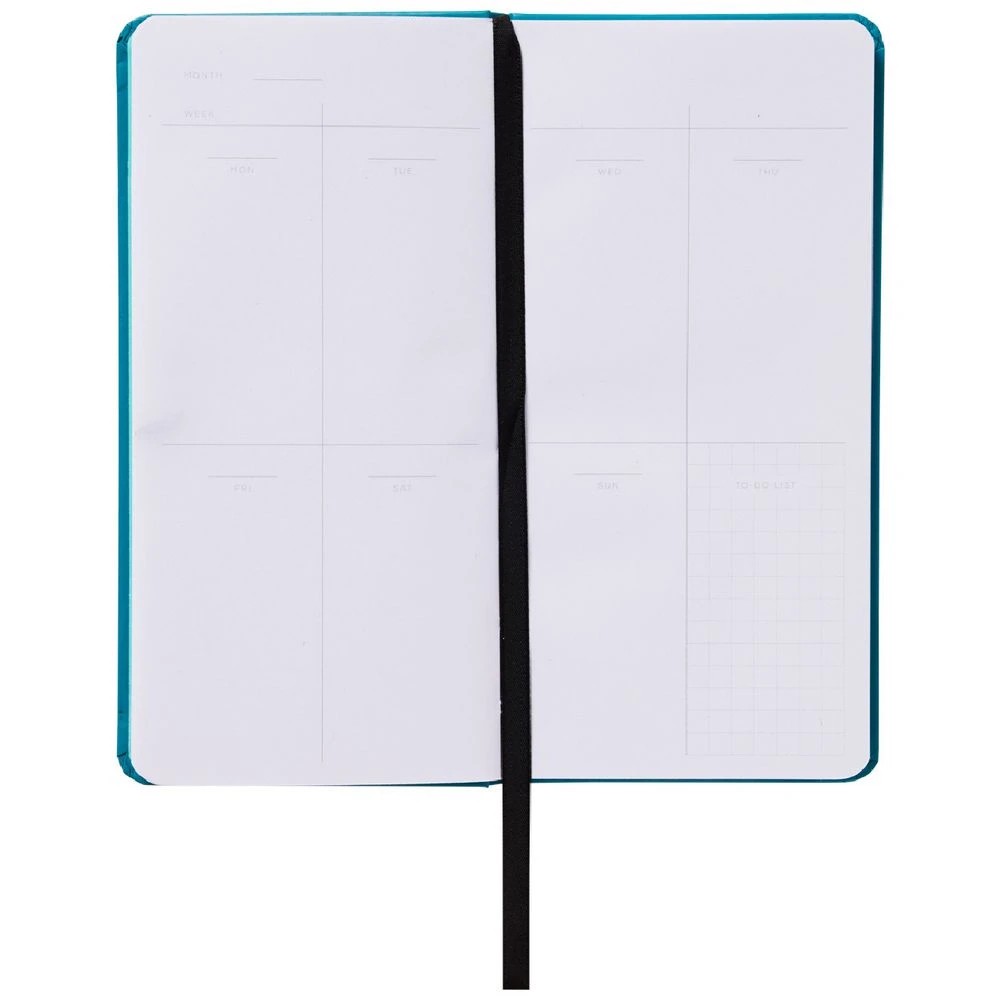 5 Keji Slim Week to View Undated Diary Teal, 5 of 6