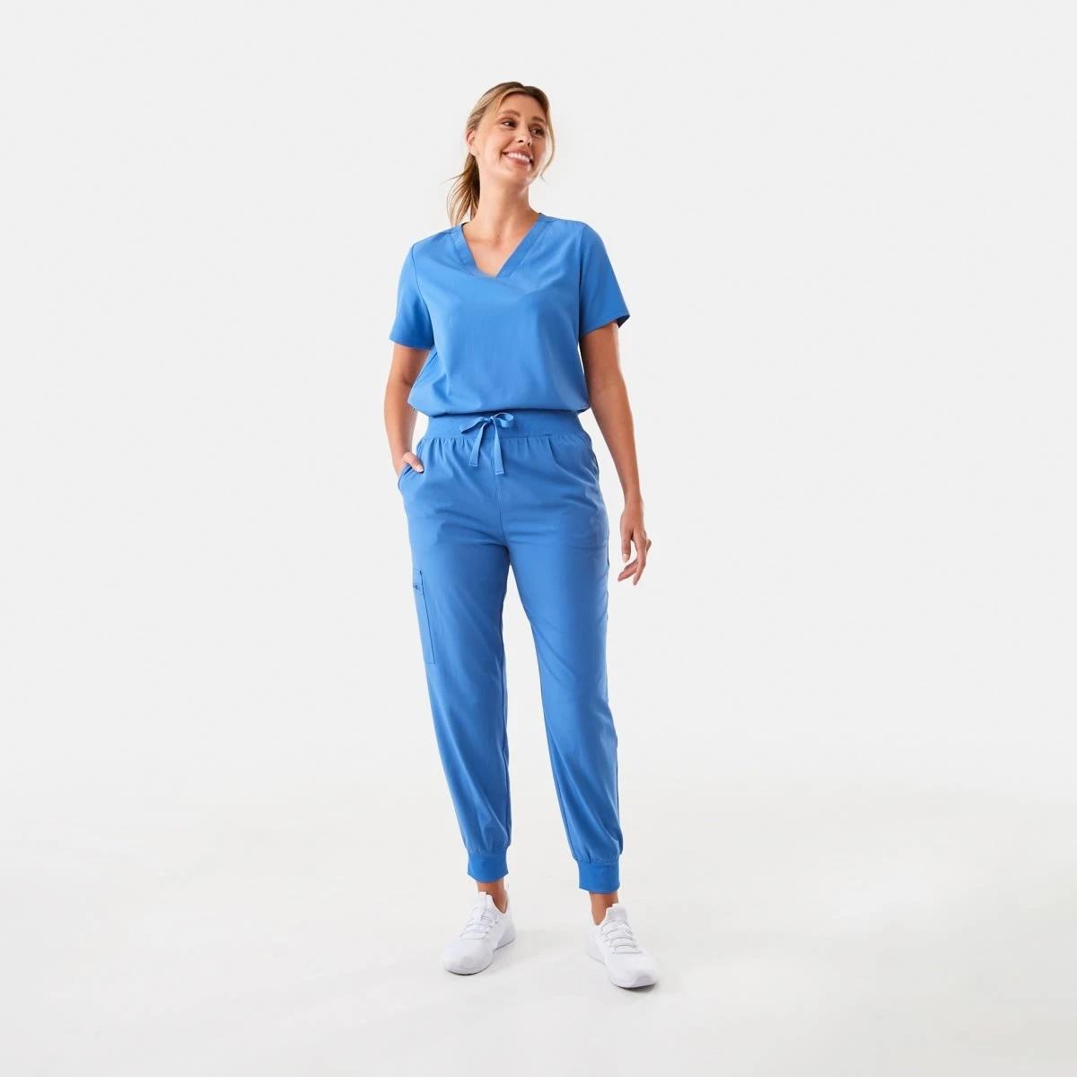 8 Work Jogger Scrub Pants Blu Palace, 8 of 8