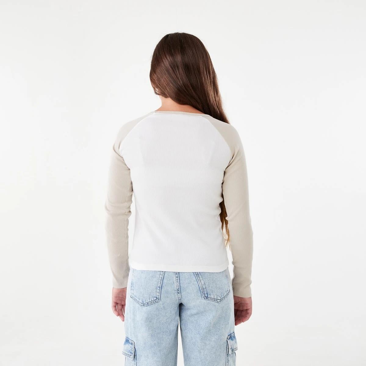 2 Long Sleeve Raglan T-shirt Bge Star, 2 of 8
