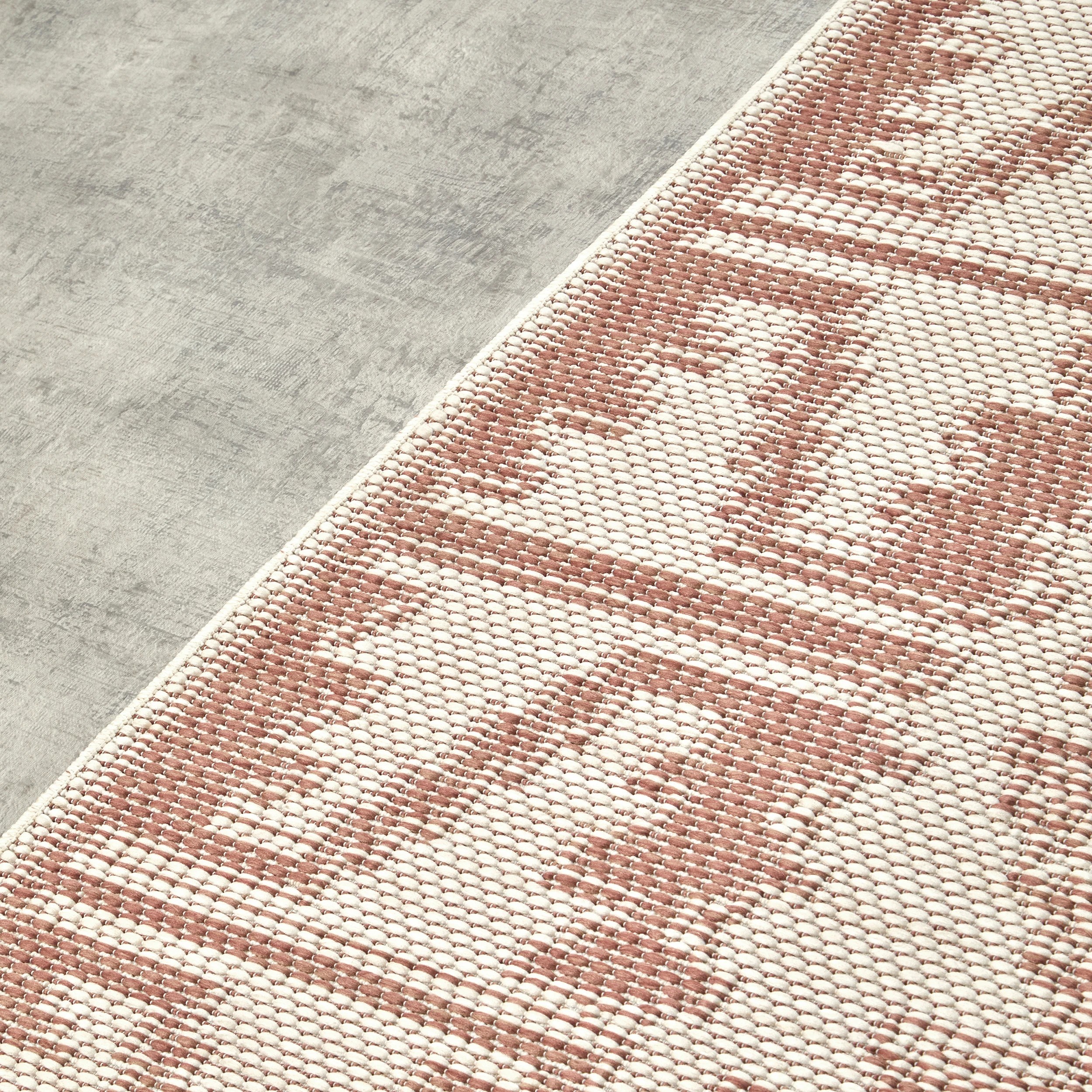 4 Common Ground Rugs Palmline Kuza 400x80cm - Large Outdoor Rug - Orange, 4 of 7
