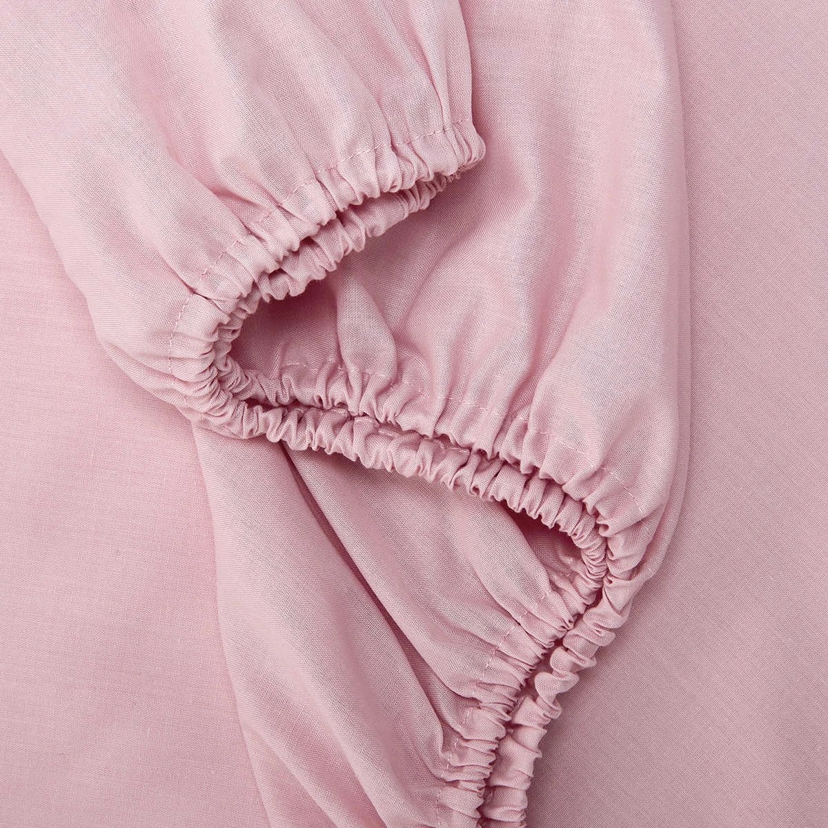 3 180 Thread Count Sheet Set - Double Bed, Pink, 3 of 7