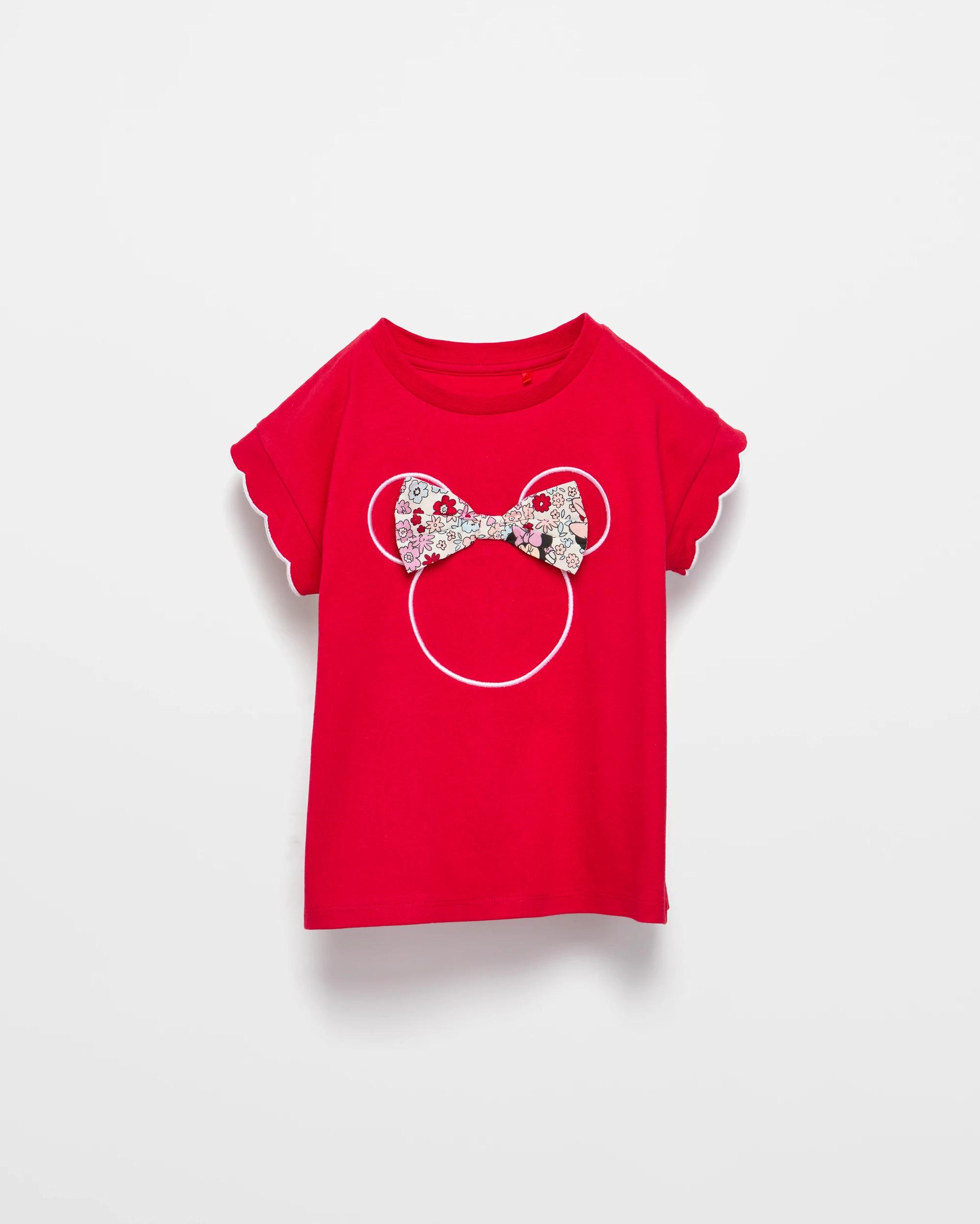 1 Australian Cotton Disney Minnie T-shirt RED, 1 of 2