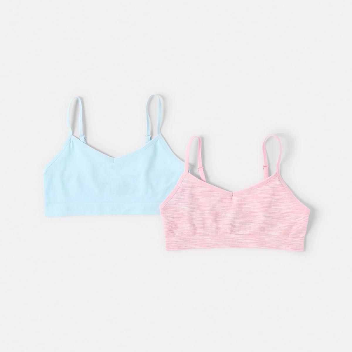 1 2 Pack Jacquard Seamfree Crop Top Space Dye, 1 of 3