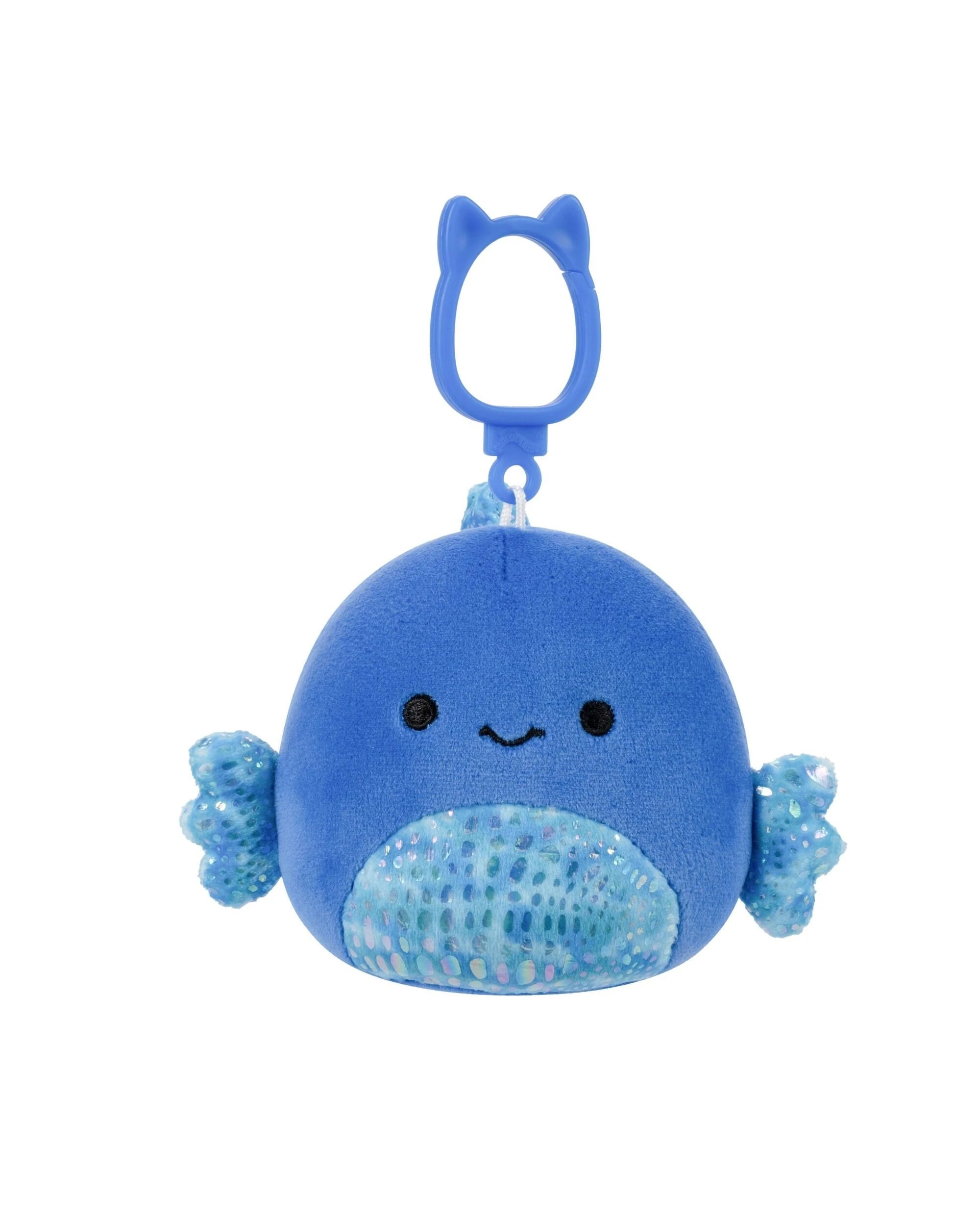 2 Squishmallows Kobester the Betta Fish 3.5 inch Clip-On Plush - Blue, 2 of 6