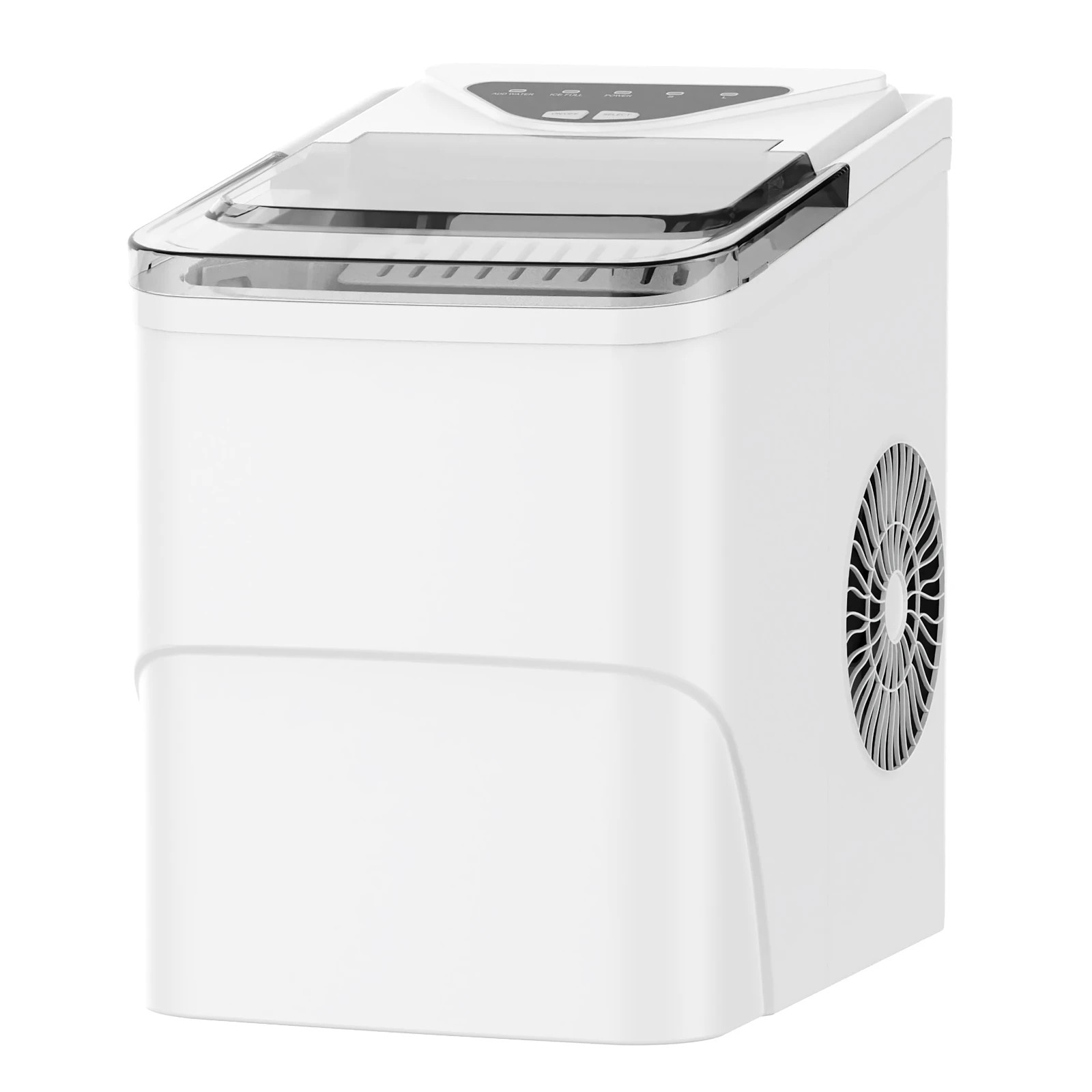1 Advwin 12kg Ice Maker Self-Cleaning Ice Machine White, 1 of 8