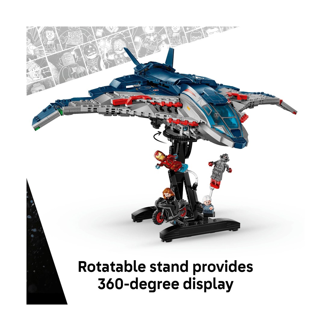 6 LEGO Marvel Super Heroes Avengers: Age of Ultron Quinjet 76325, 6 of 10