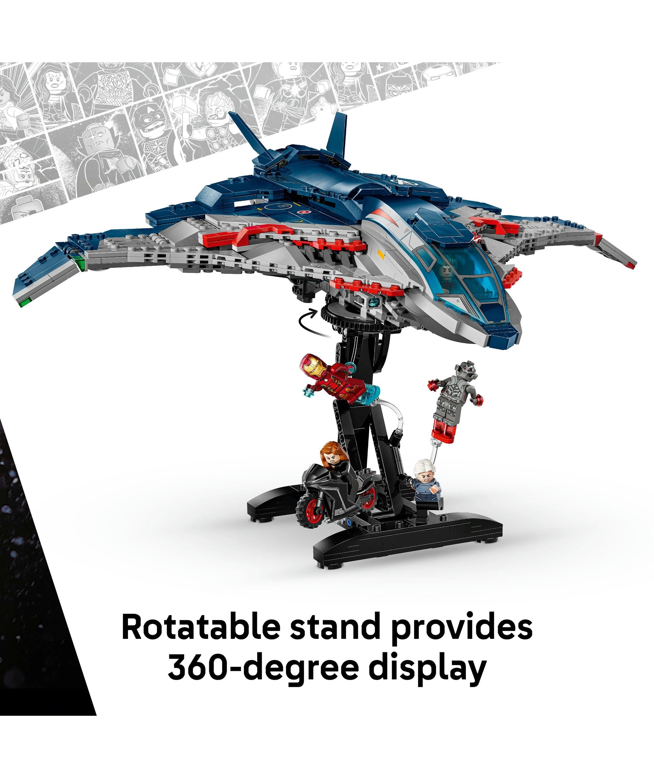 6 LEGO Marvel Super Heroes Avengers: Age of Ultron Quinjet 76325, 6 of 10