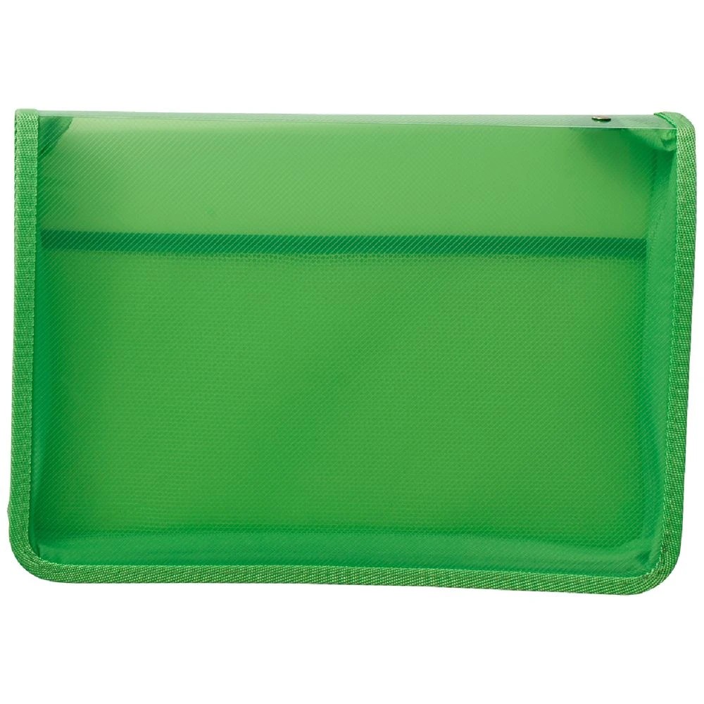 1 Ausinc A4 Document Box with Zip Green, 1 of 4