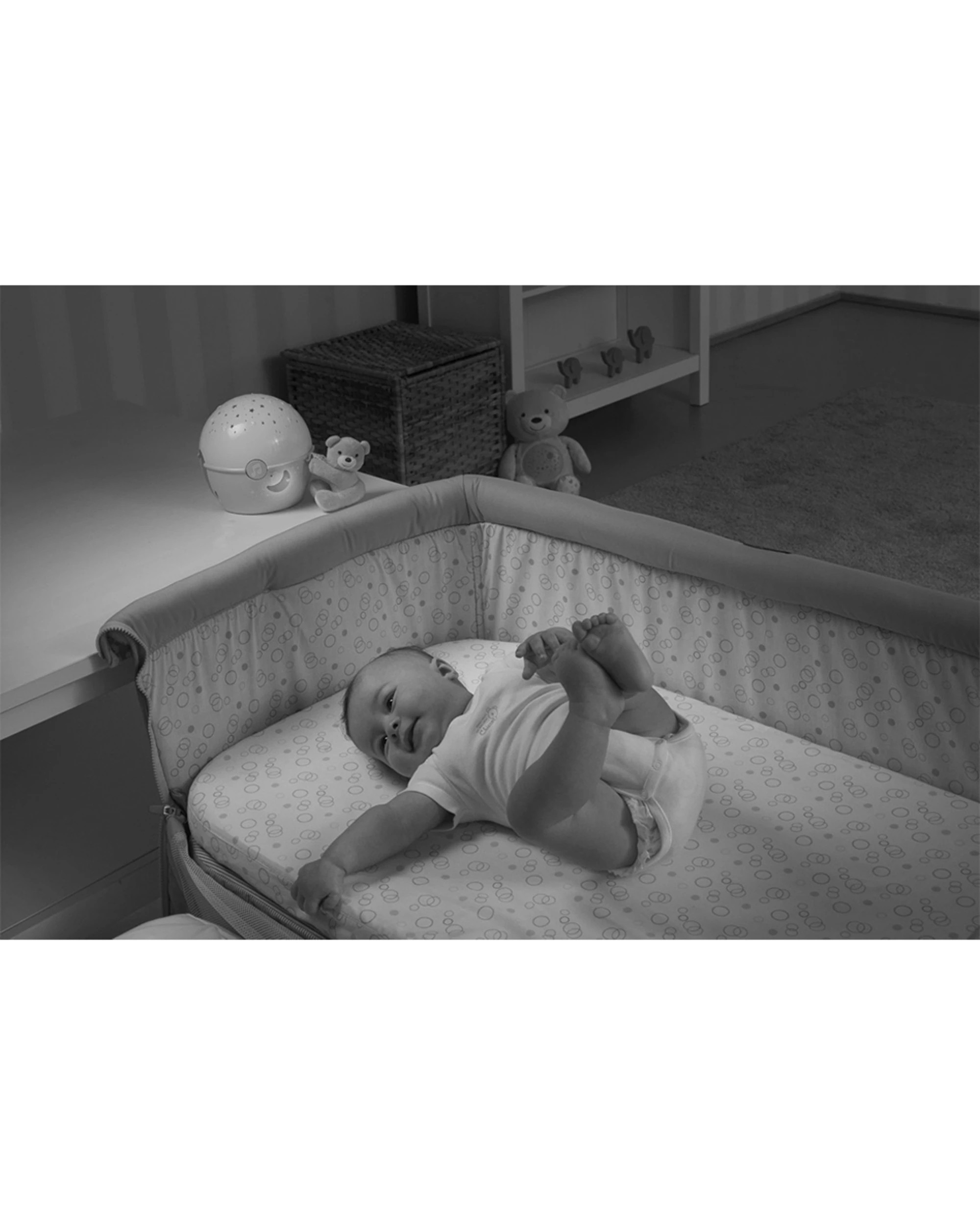 2 Chicco Toy Next2Stars Baby Music Light Projector Nursery Unisex Neutral - Natural, 2 of 2