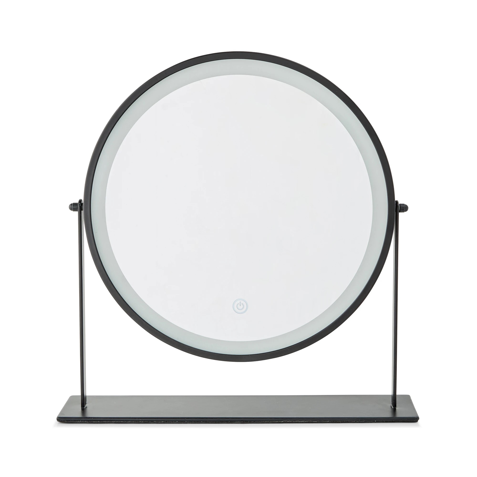 7 Round LED Mirror - Black, 7 of 10