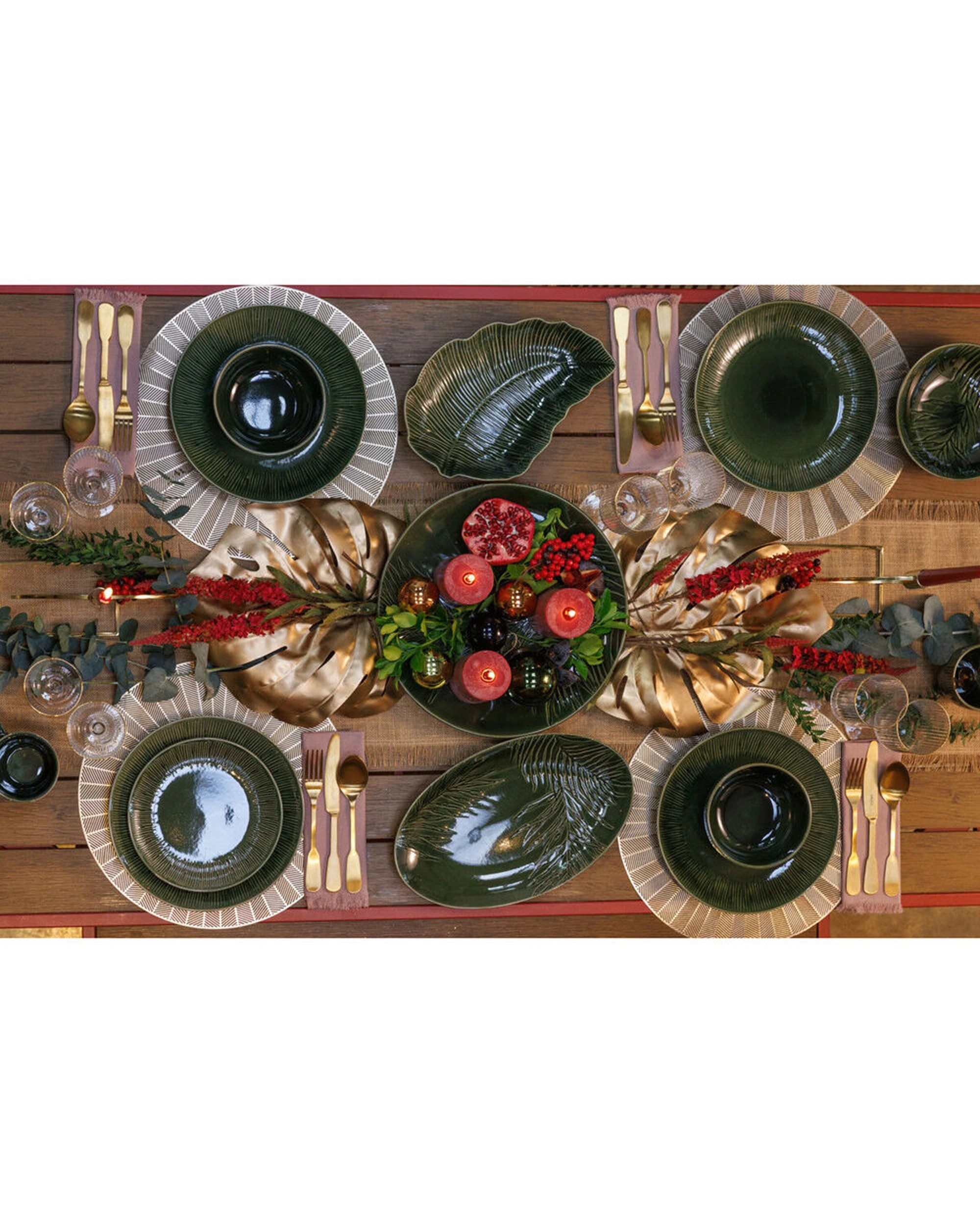 5 Mikasa 4pc Round PU Kitchen Table Placemat Set - Gold, 5 of 7