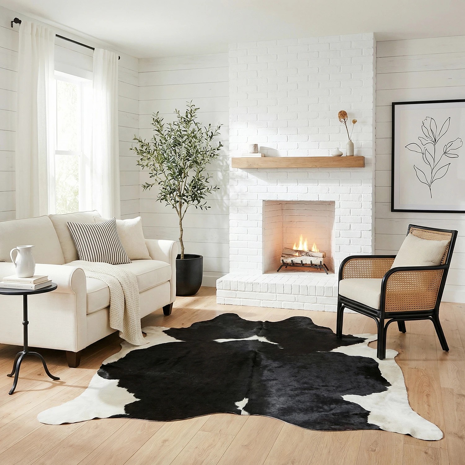 5 Common Ground Rugs Premium Brazilian Cow Hide 200x150 approxcm - Medium Floor Rug - Charcoal, 5 of 5