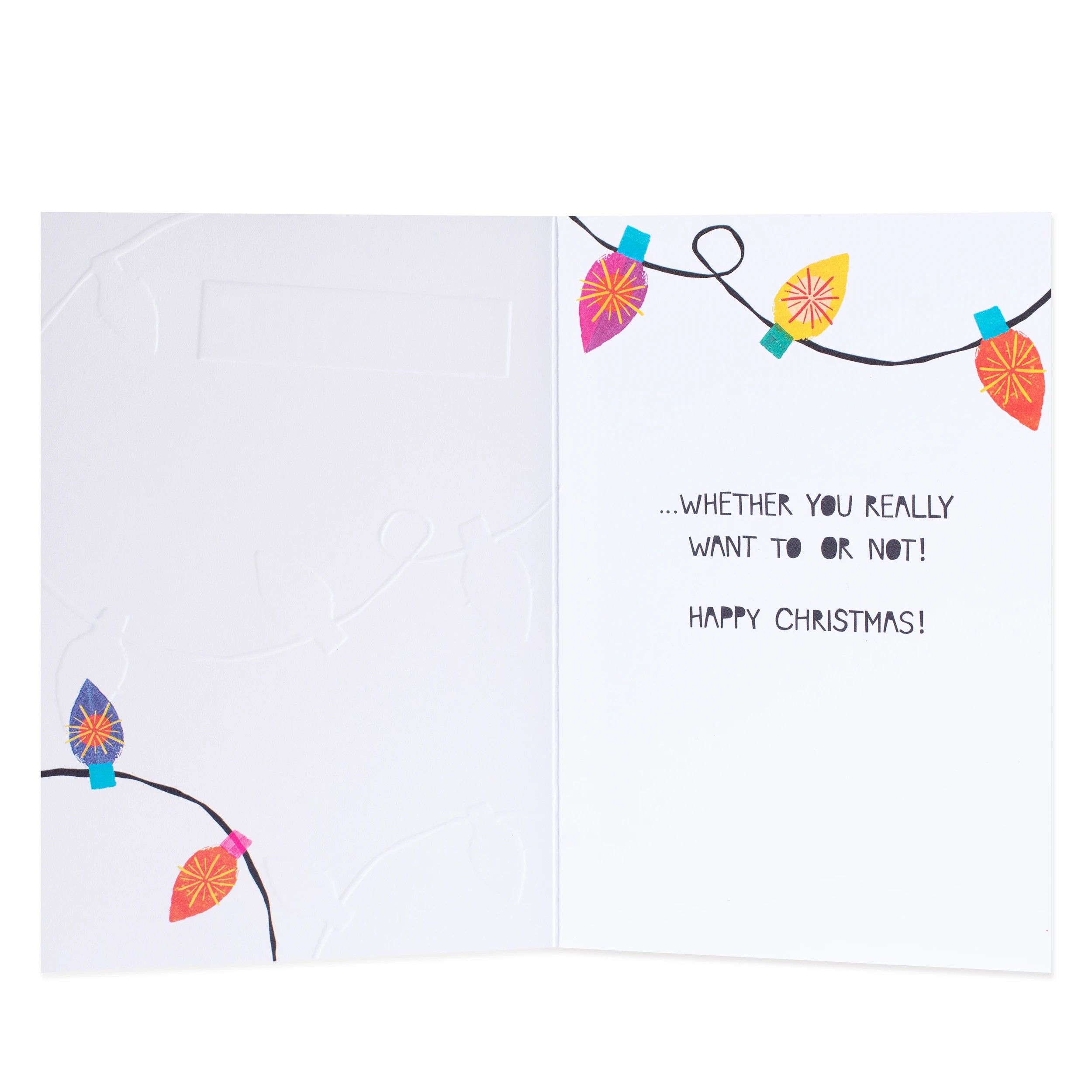 2 Hallmark Christmas Card - Brother Christmas Is a Time to Think About Family, 2 of 4