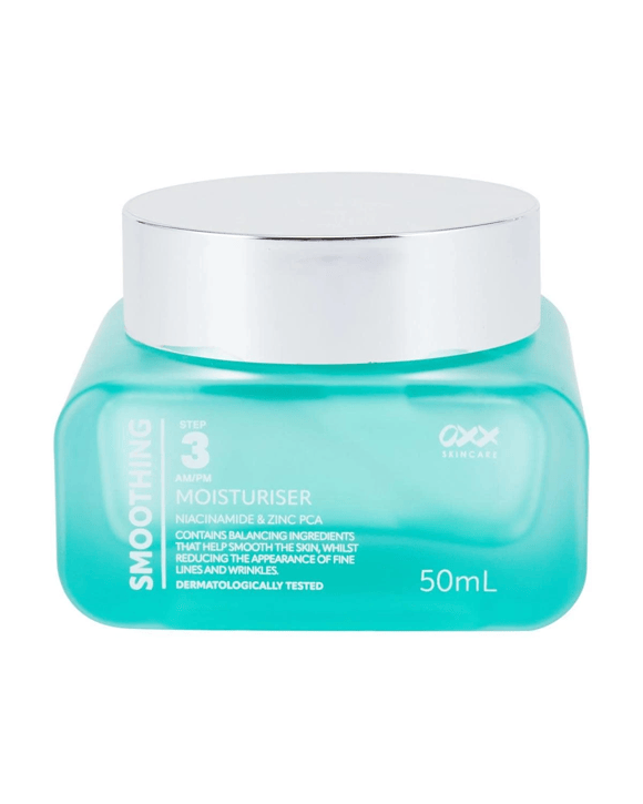 OXX Skincare Step 3 AM/PM Smoothing Moisturiser 50ml - Niacinamide and Zinc PCA