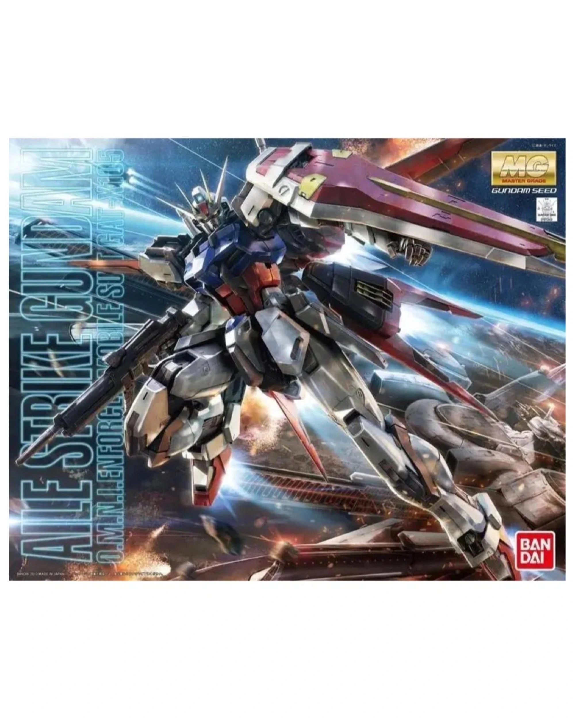 6 Bandai Master Grade Gundam Aile Strike Gundam Ver.RM 1/100 Scale Model Kit, 6 of 6