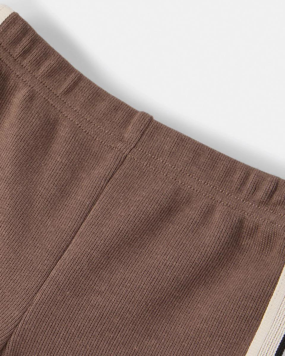 3 Sporty Wide Leg Trackpants Mlky Brwn, 3 of 3