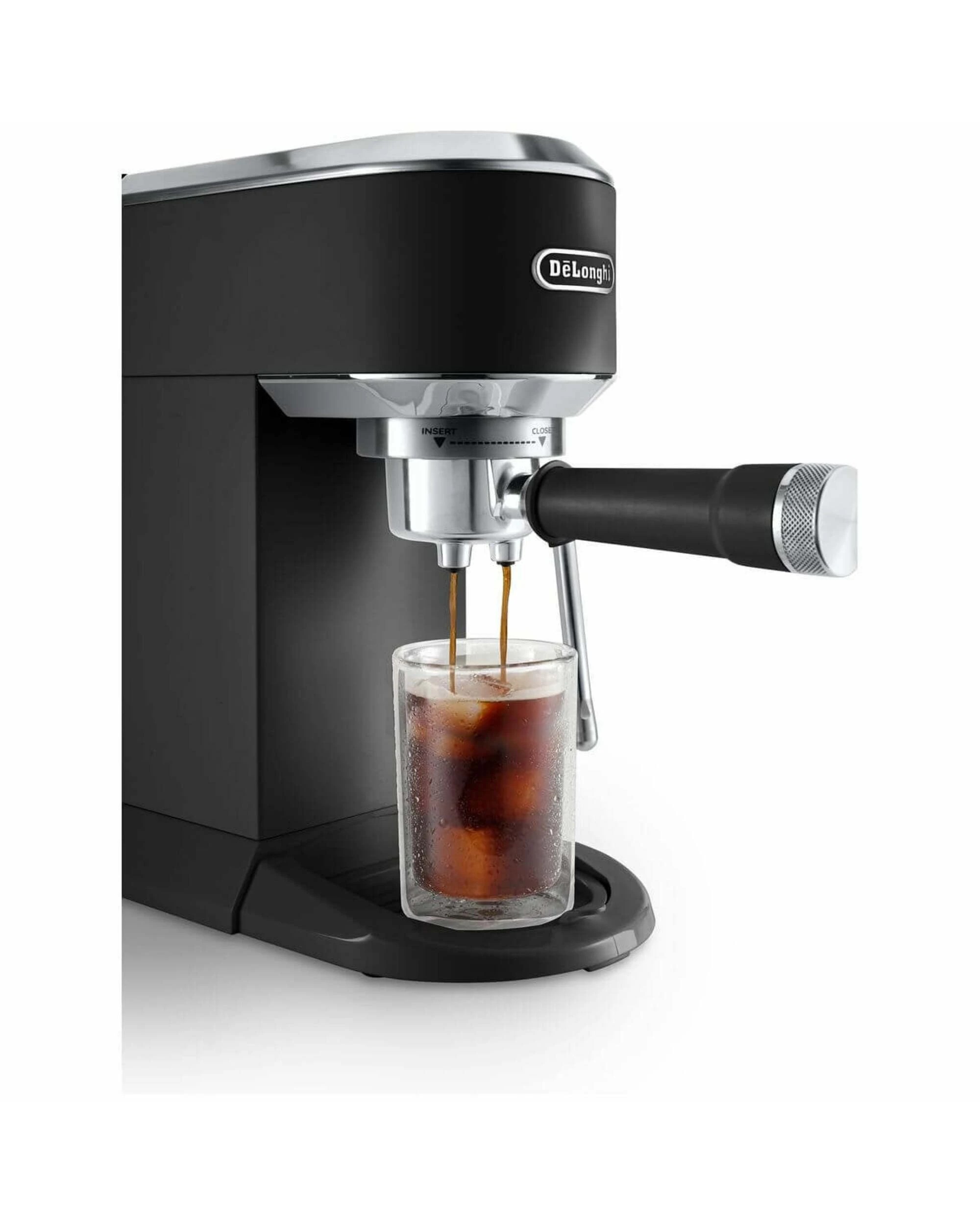 2 De'Longhi Dedica Duo Coffee Machine with Cold Brew Black, 2 of 5