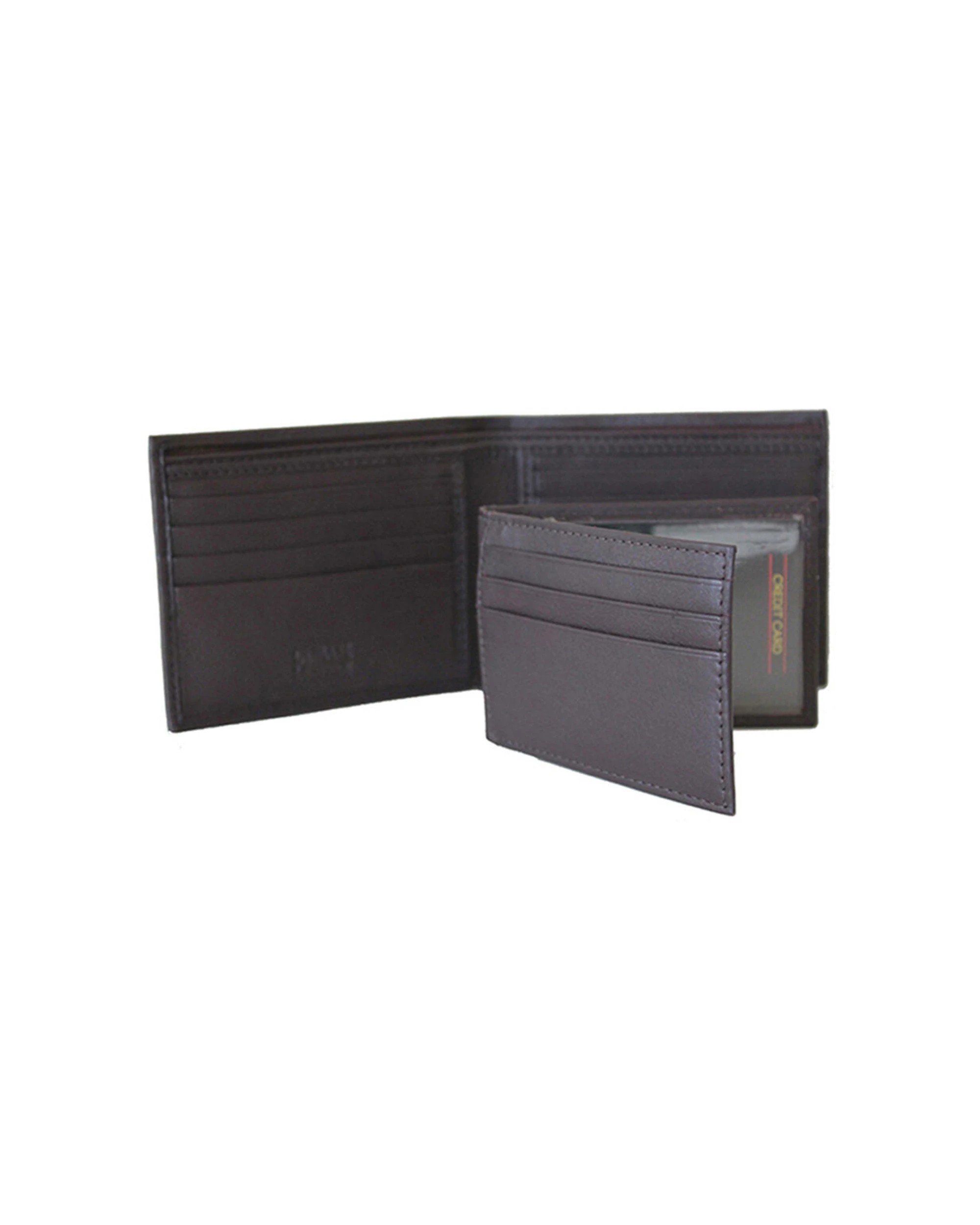 1 Champs Leather Mens Cash Rfid Wallet Holder Multiple Pockets - Brown, 1 of 1