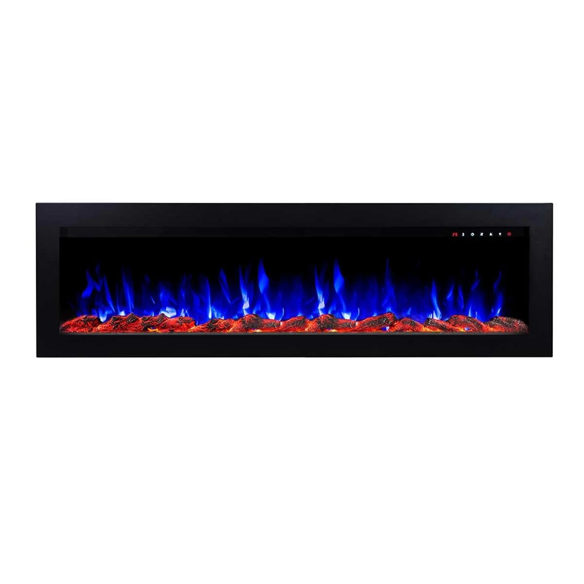 3 Moda Living Sonata 60 inch Electric Fireplace - Black, 3 of 6