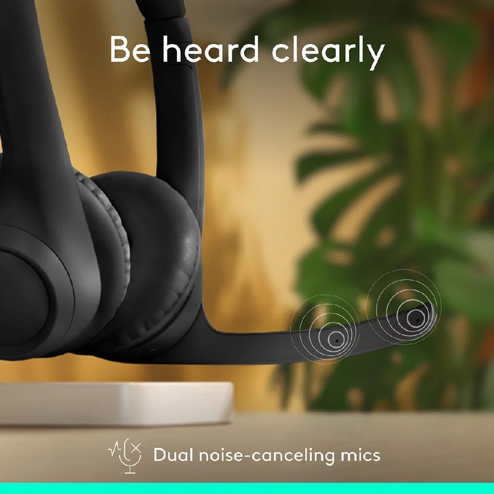 5 Logitech Zone 300 Wireless Headset Black, 5 of 10