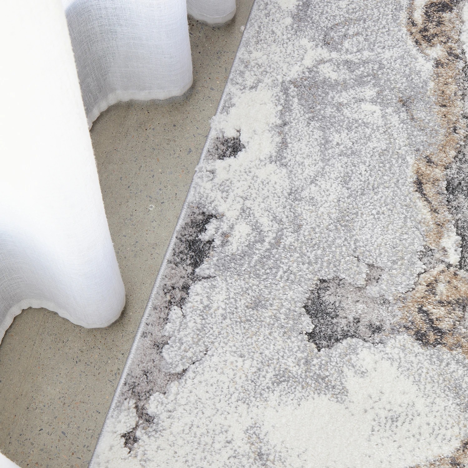 4 Common Ground Rugs Stonefall 222 500x80cm - Extra Large Runner Power Loomed Pet Friendly Rug - Beige, 4 of 7