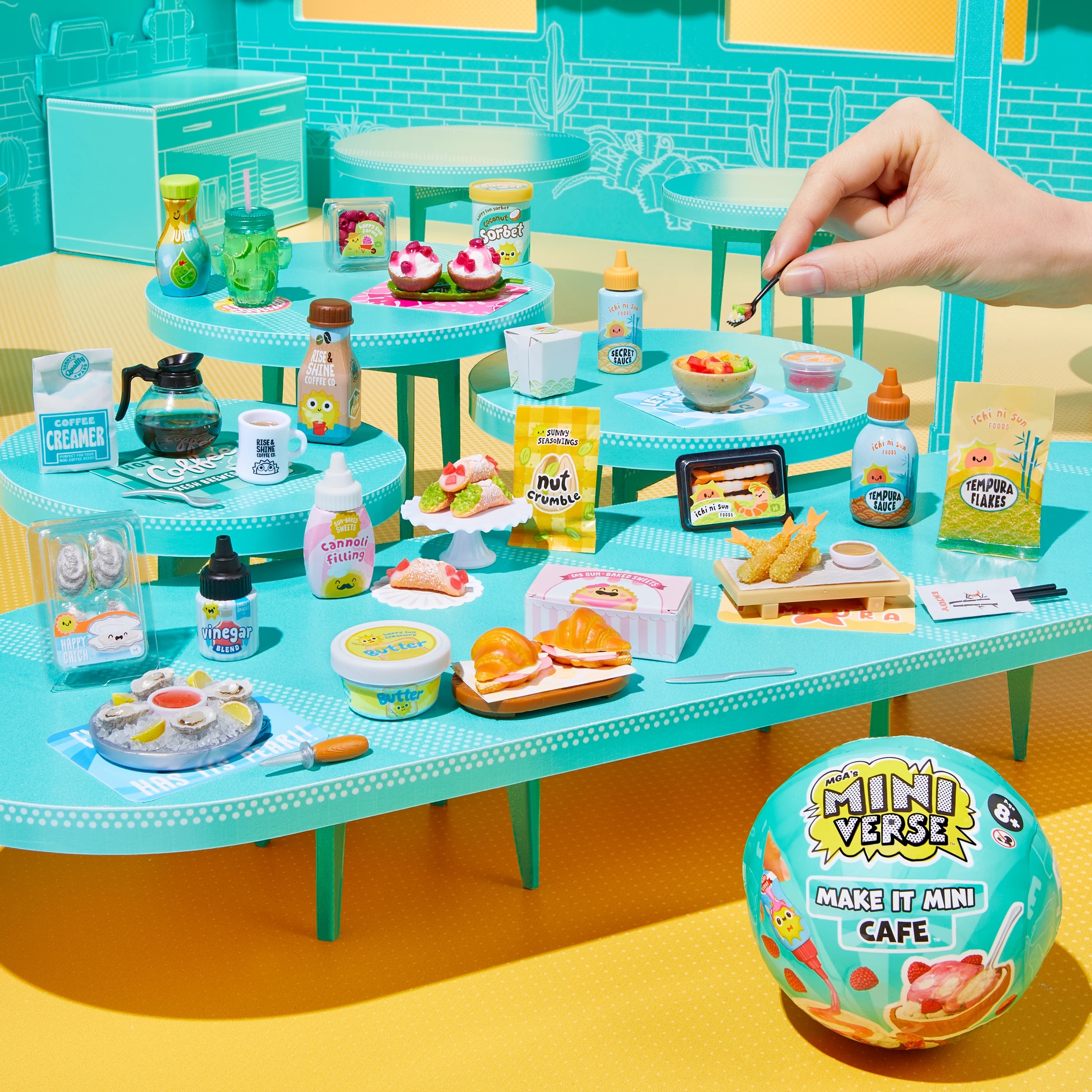 9 MGA's Miniverse Make It Mini Foods: Cafe - Assorted, 9 of 9