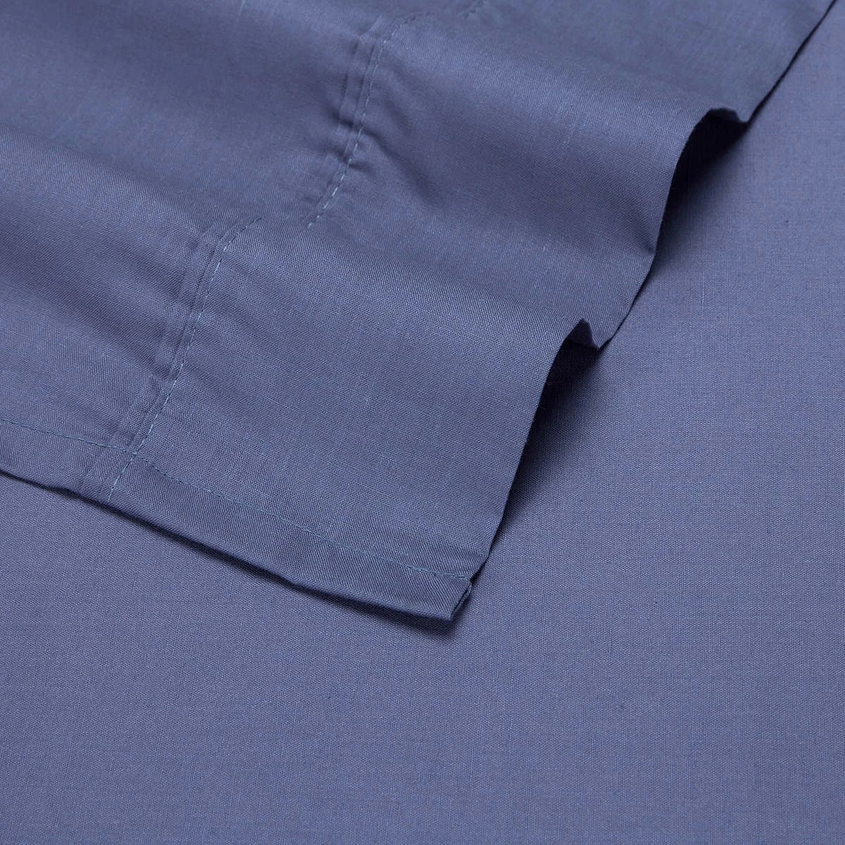 4 180 Thread Count Sheet Set - King Single Bed, Mid Blue, 4 of 8