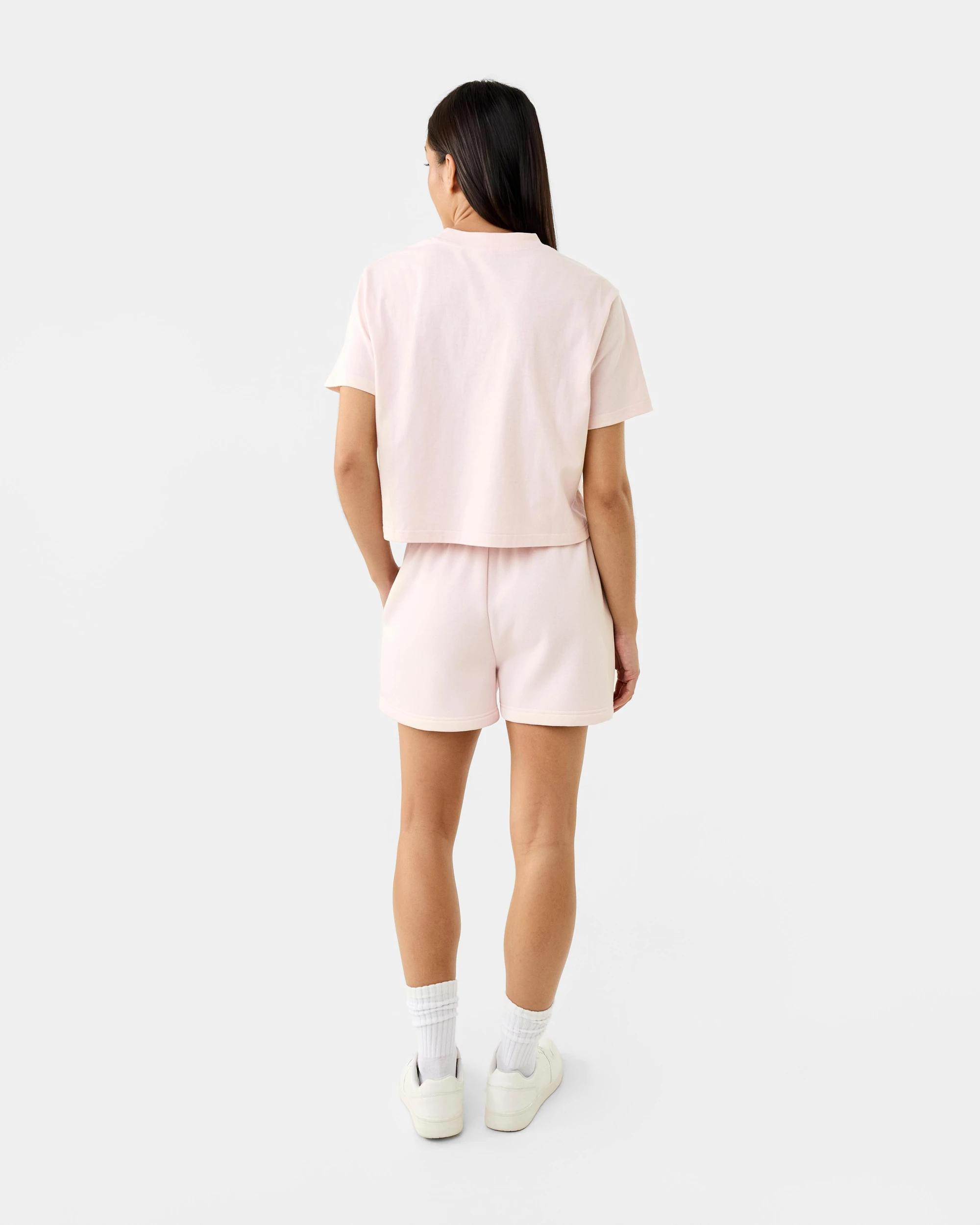4 Champion Varsity Womens Crop T-shirt Pale Mauve, 4 of 8