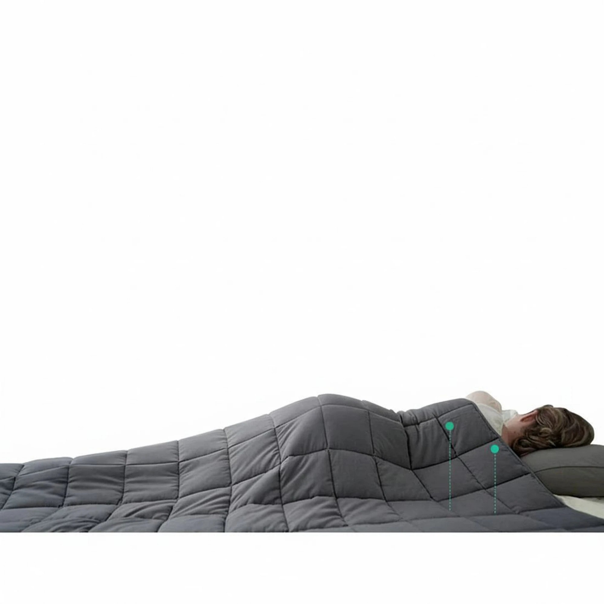 2 Giselle Weighted Blanket 9KG - Grey, 2 of 8