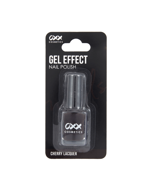OXX Cosmetics Gel Effect Nail Polish - Cherry Lacquer