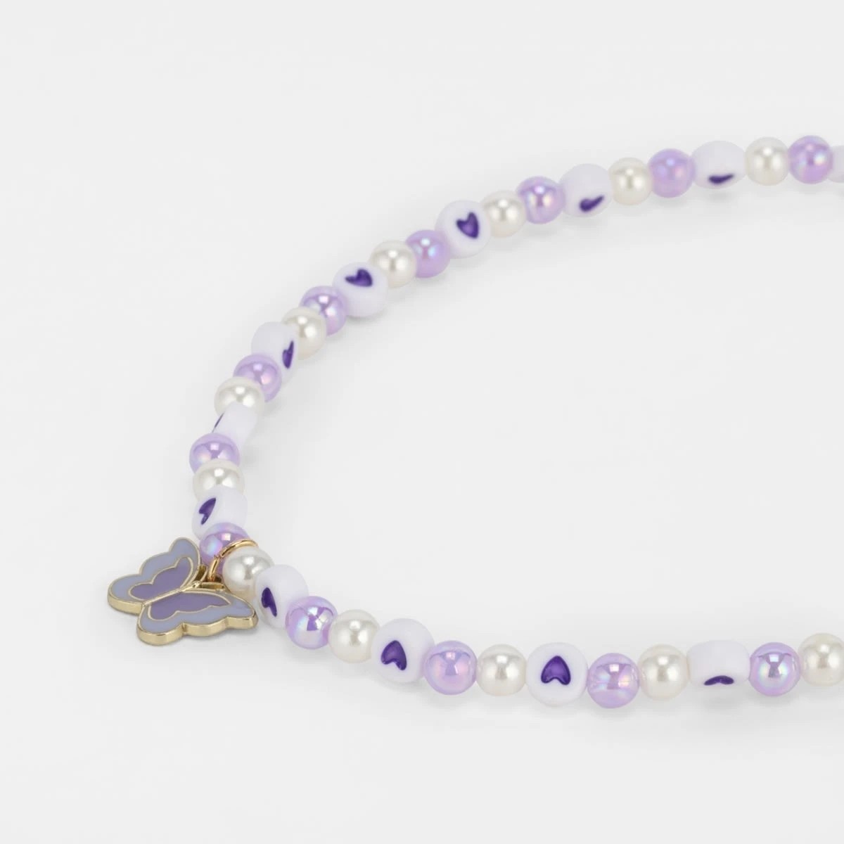 2 Butterfly Necklace - Purple, 2 of 3