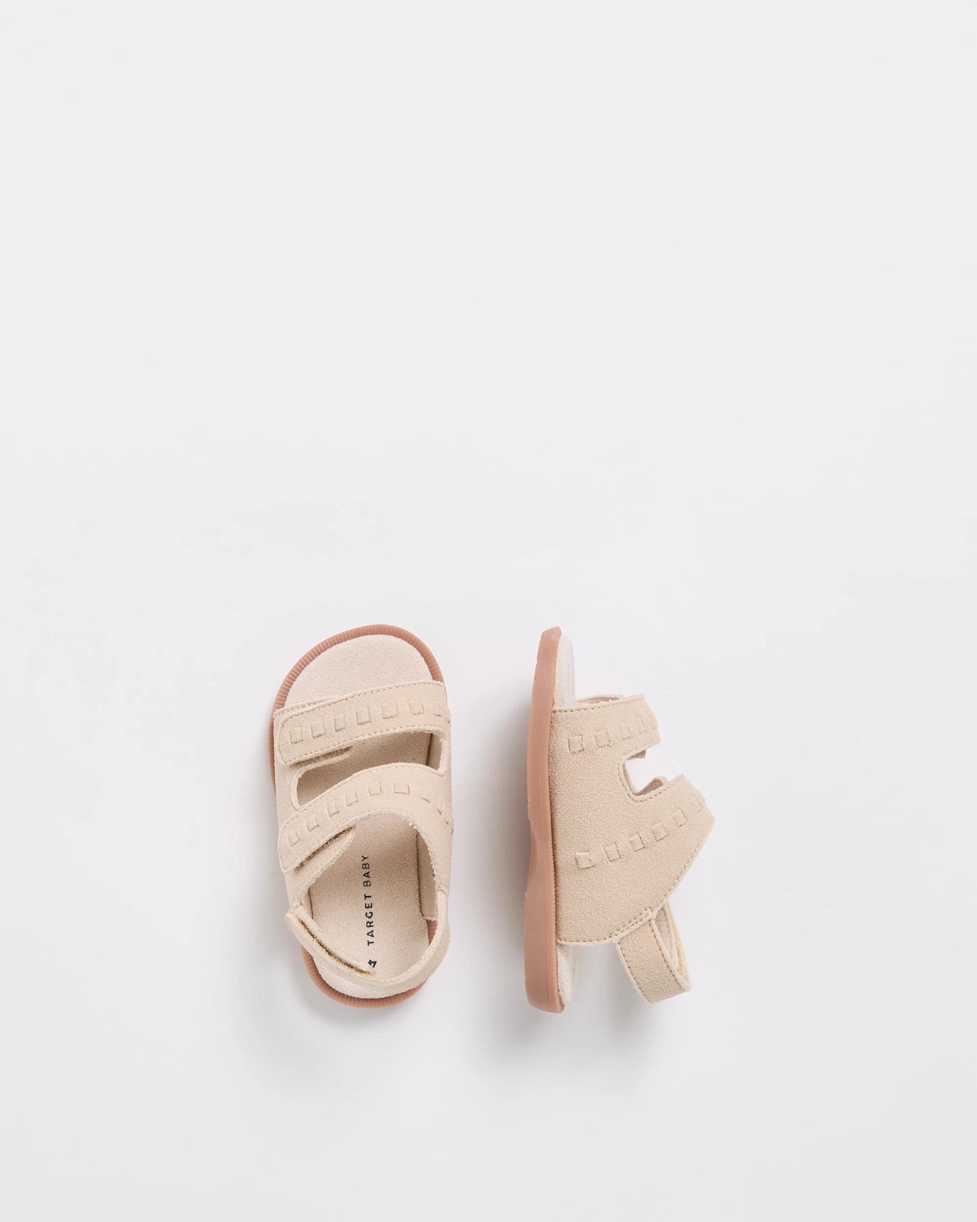 3 Target Baby First Walker Weave Sandals NATURAL, 3 of 3