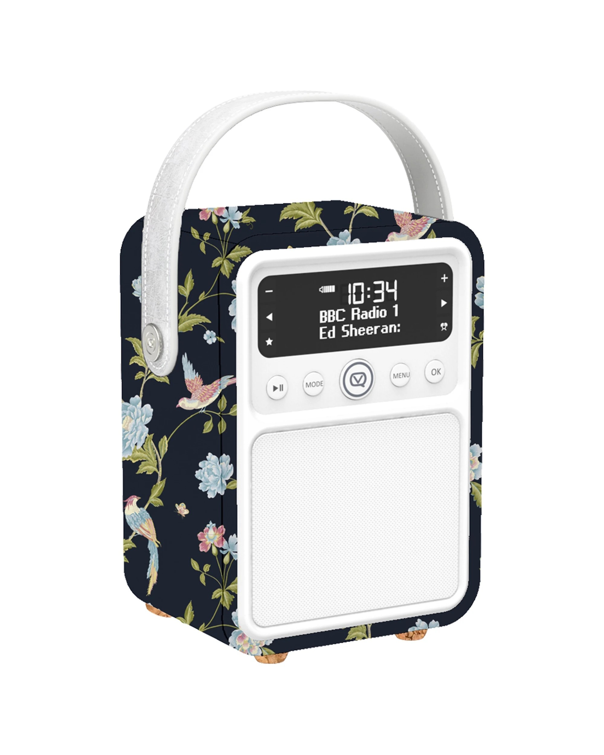 1 VQ Monty DAB+ Digital FM Radio Bluetooth Speaker Laura Ashley Designer Elveden Navy - Blue, 1 of 1