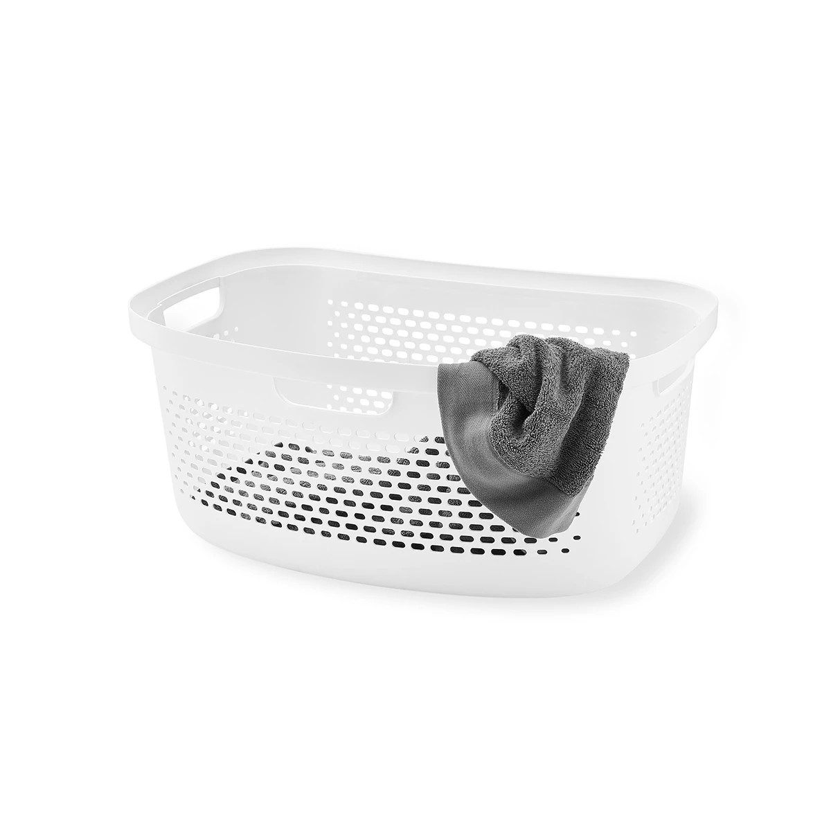 4 53L Gradient Laundry Basket - White, 4 of 4