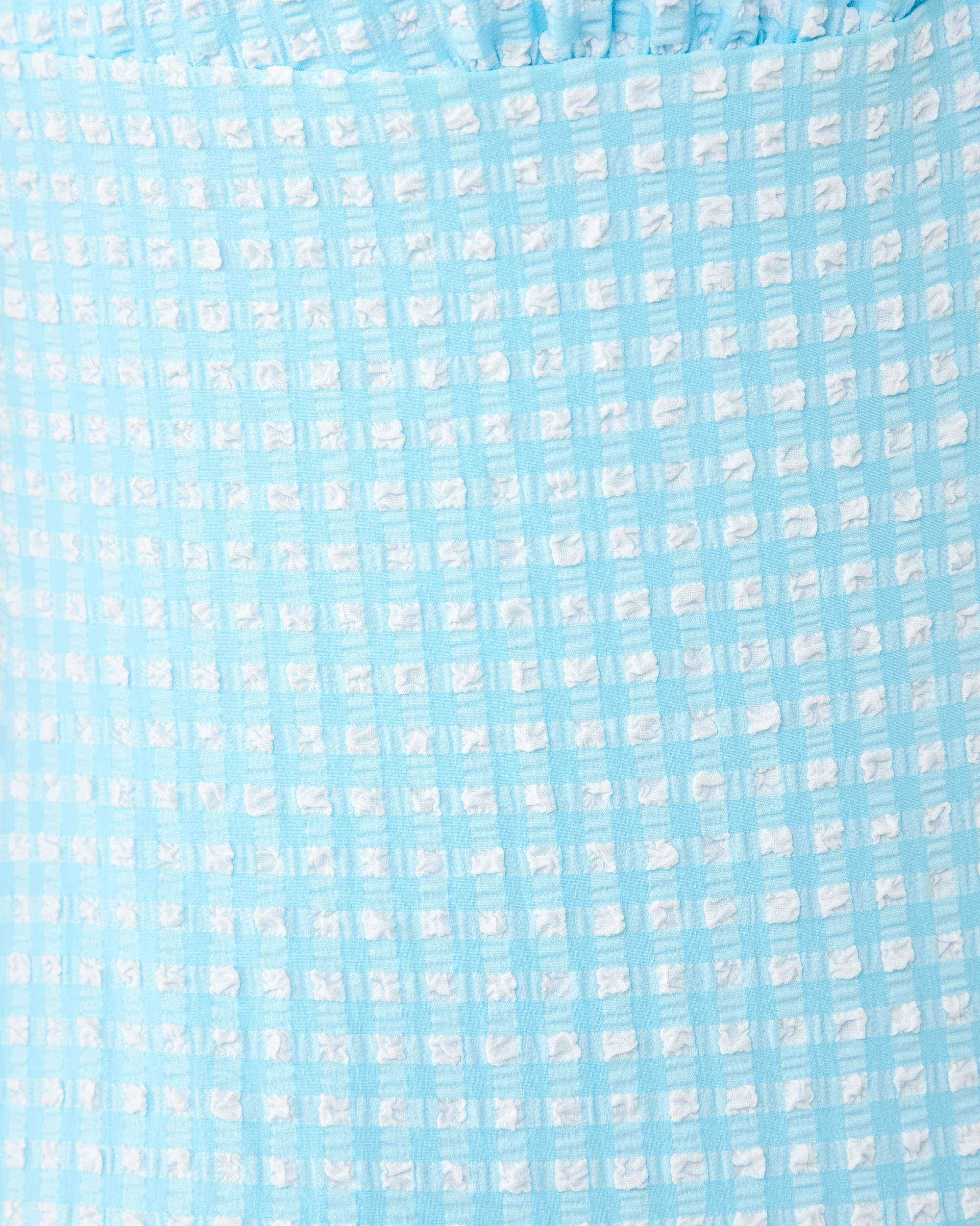 7 Gingham One Piece Swimsuit Blue Gnghm, 7 of 7