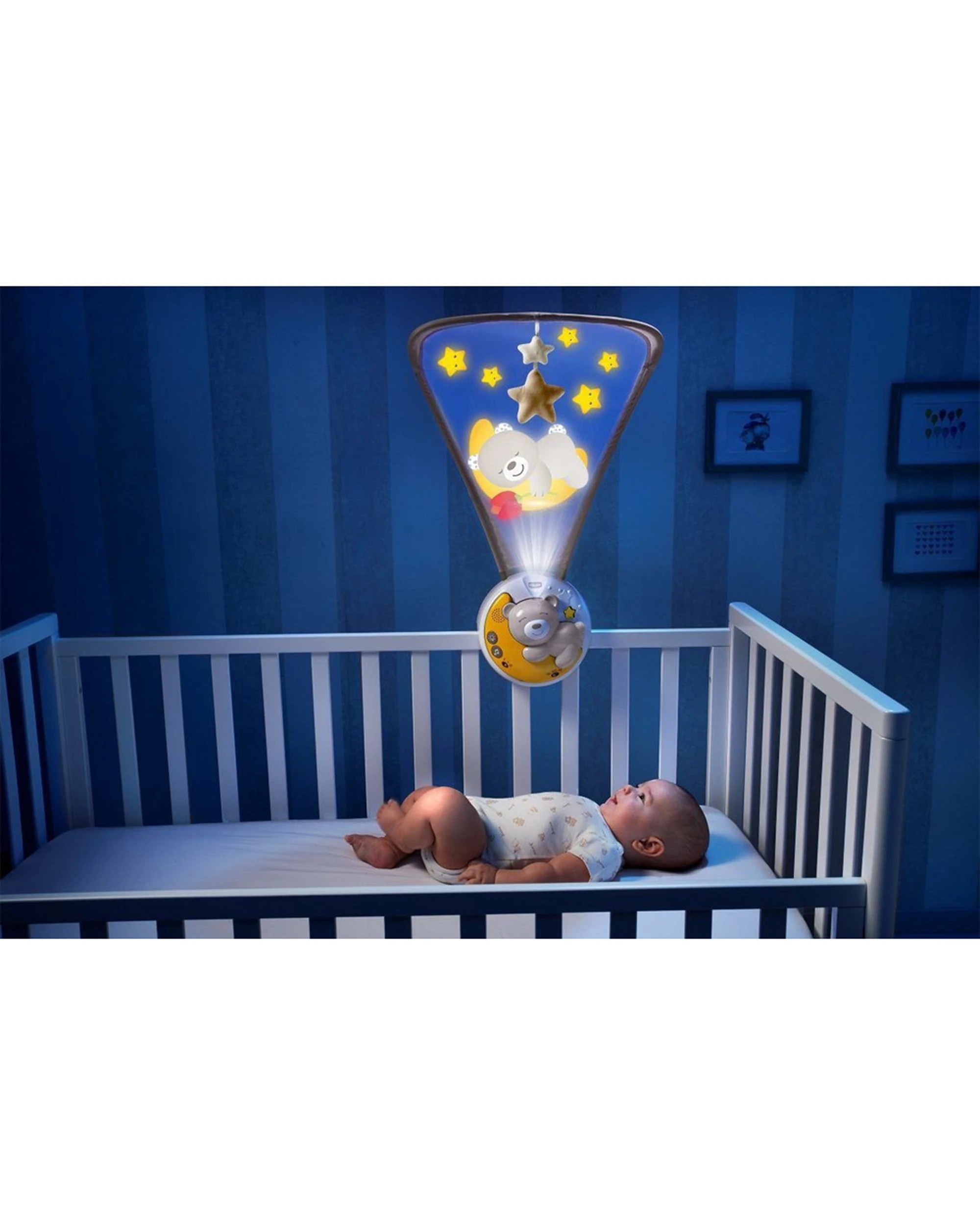 4 Chicco Next2Moon 3-In-1 Projector Cot Mobile Baby Soother 0 Months And Up - Multi, 4 of 4