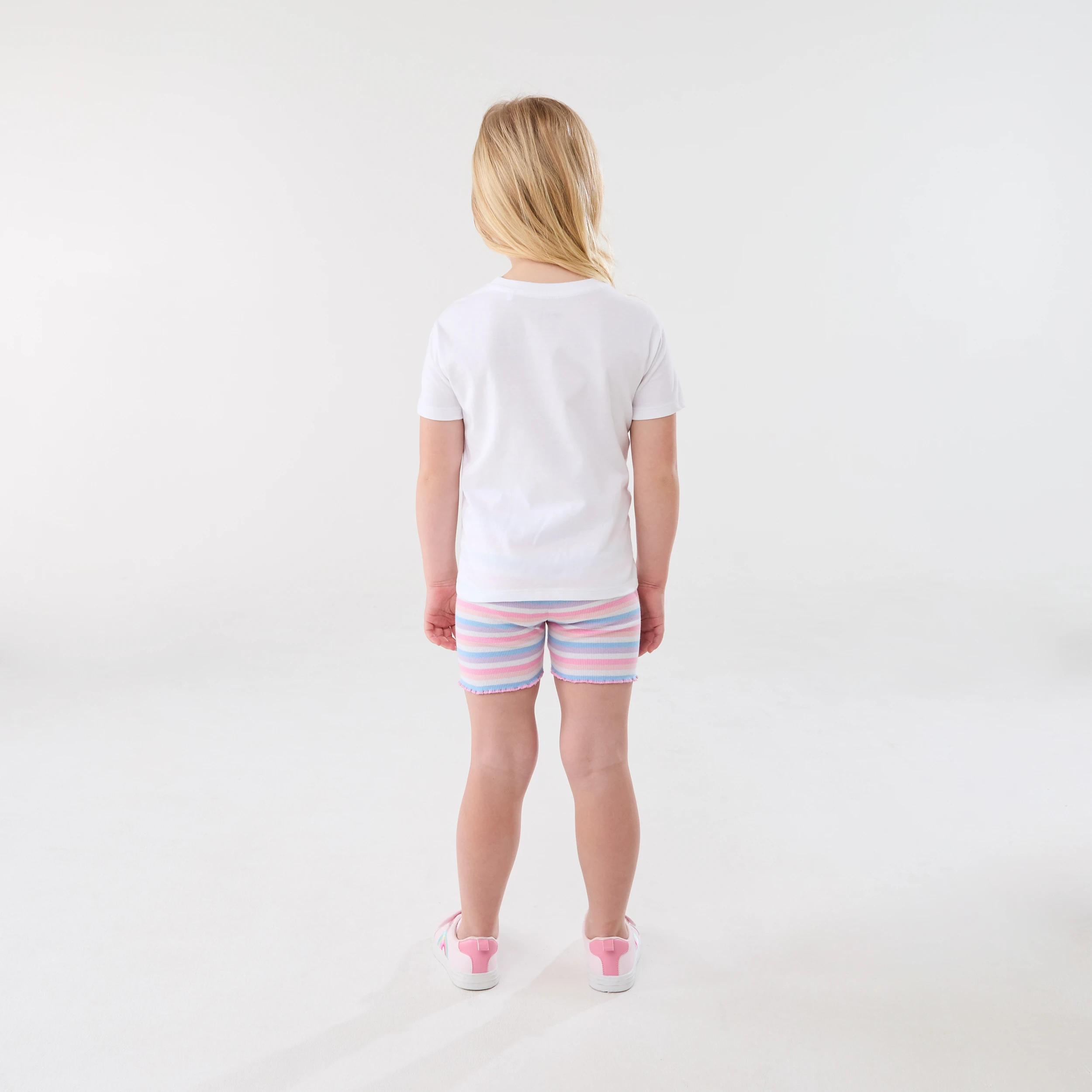 5 Printed Rib Bike Shorts VIVID STRIPE MULTI, 5 of 5